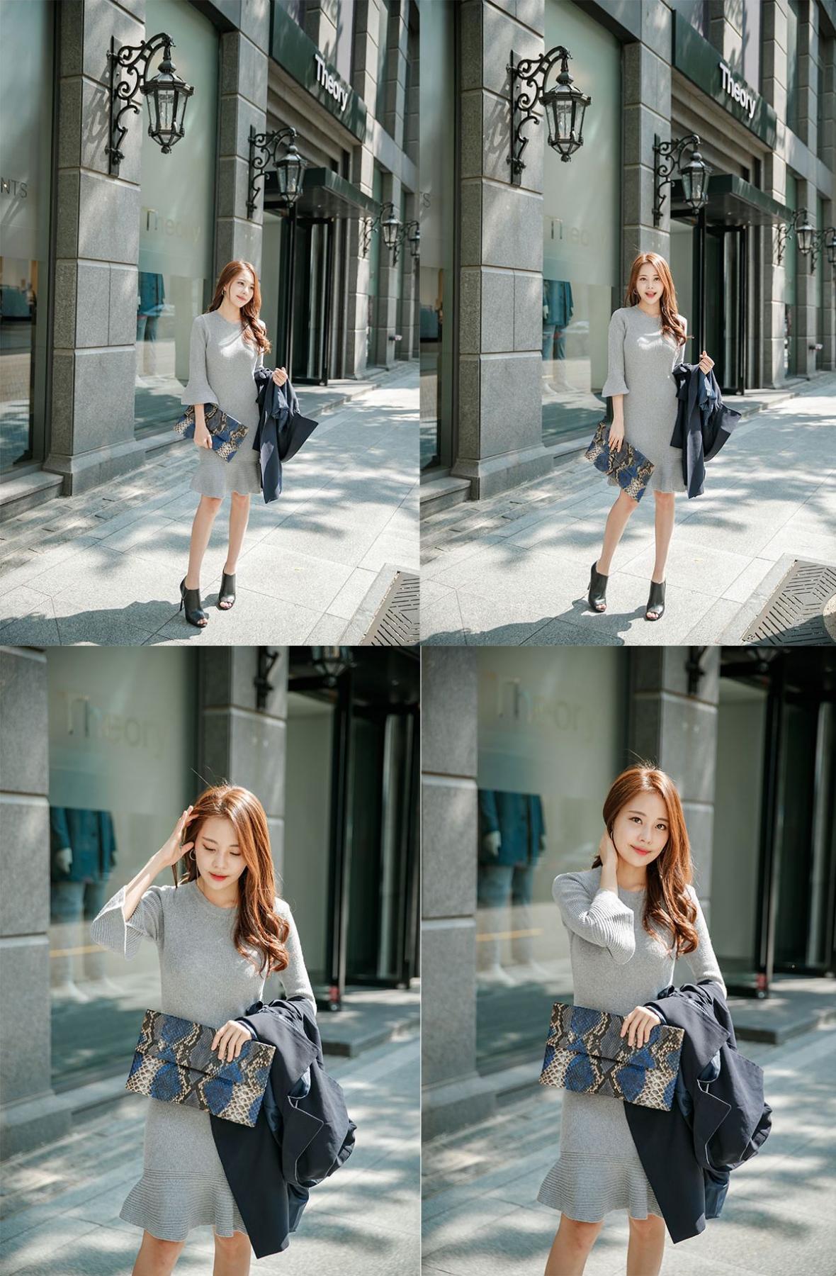 Kim Min Young Street Legs Picture and Photo 1