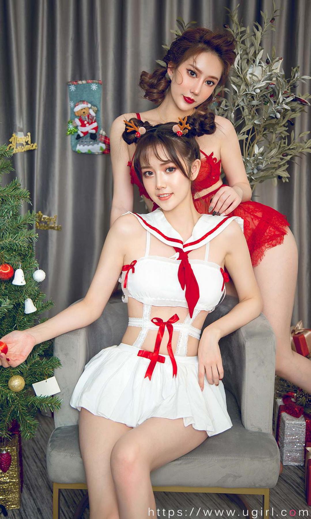 Ugirls App Vol. 1680 Christmas sisters come to revel