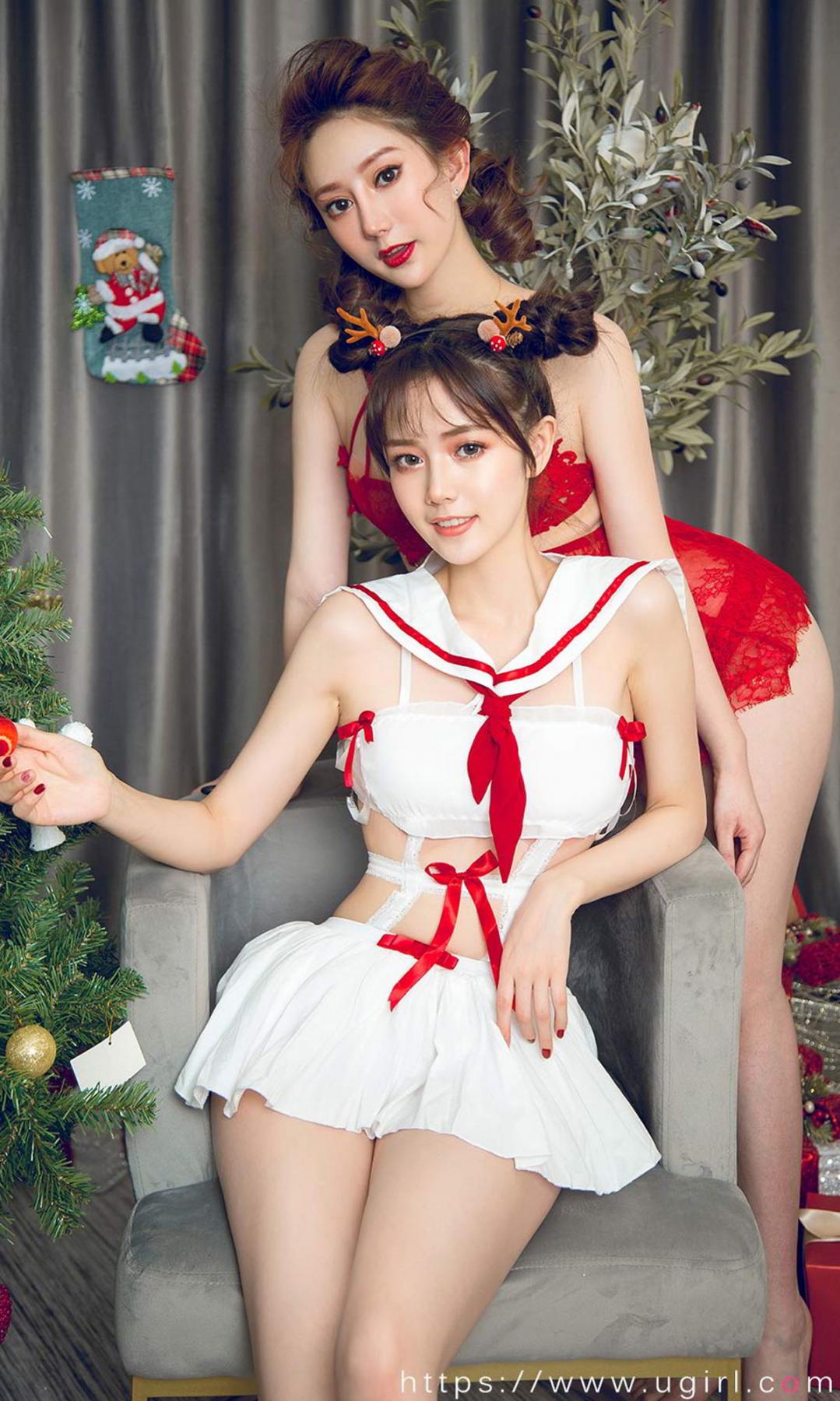 Ugirls App Vol. 1680 Christmas sisters come to revel