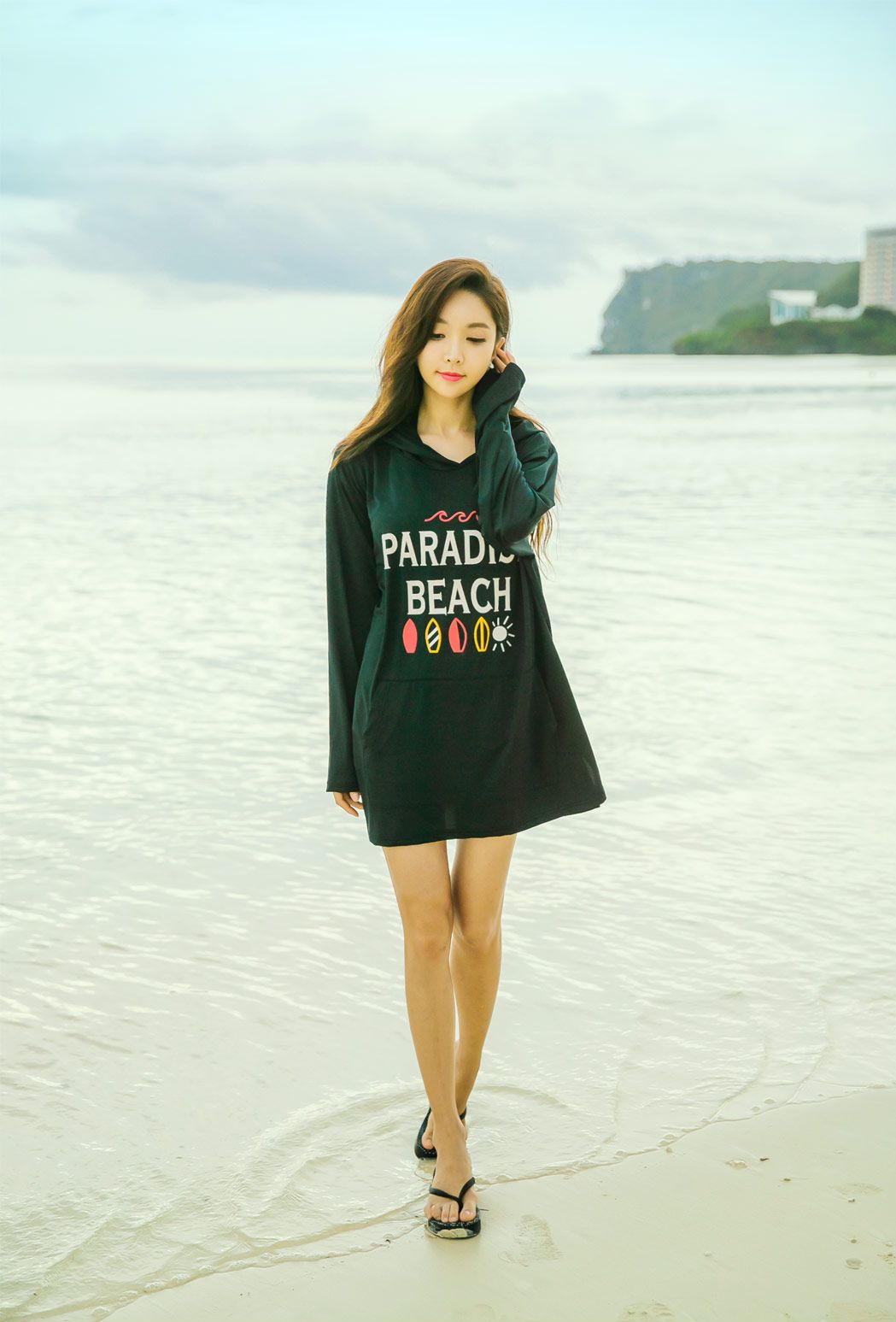 Park Soo Yeon Beach Temperament Picture and Photo