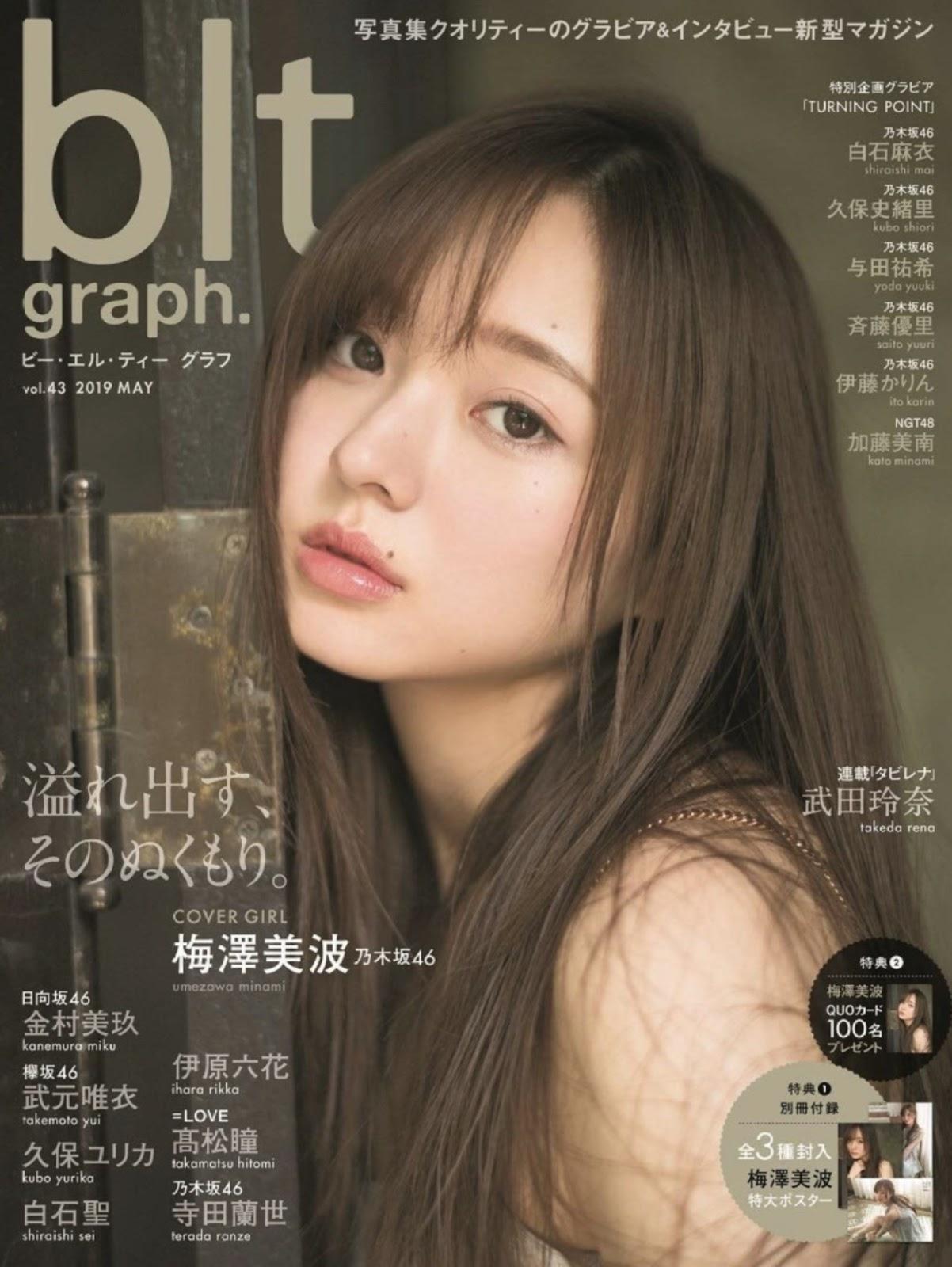 Minami Umezawa- Big Comic Spirits, Young Jump, B.L.T Graph, 2019