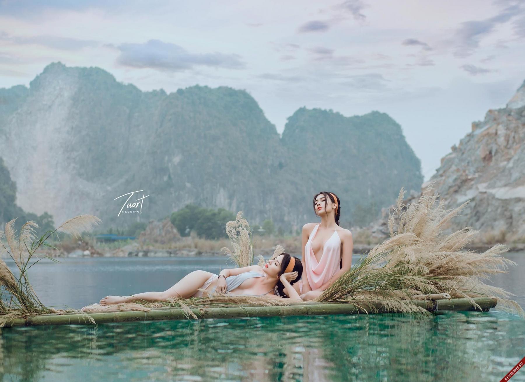 Vietnam Sexy Sisters Lakeside to Rescue Drowning Teenagers 2