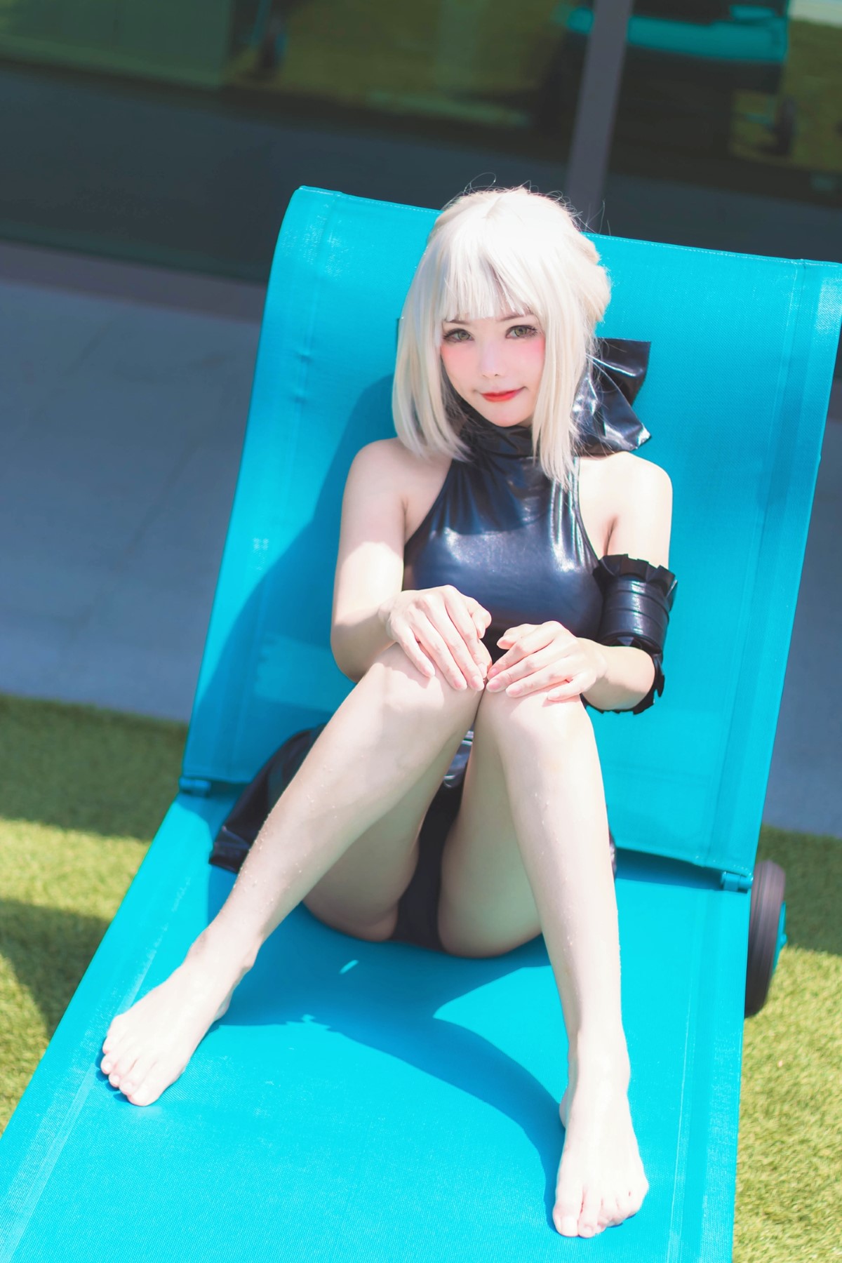 Coser@Kitkat Cosplay 9 Saber Alter Swimsuit 0002 5661614259.jpg