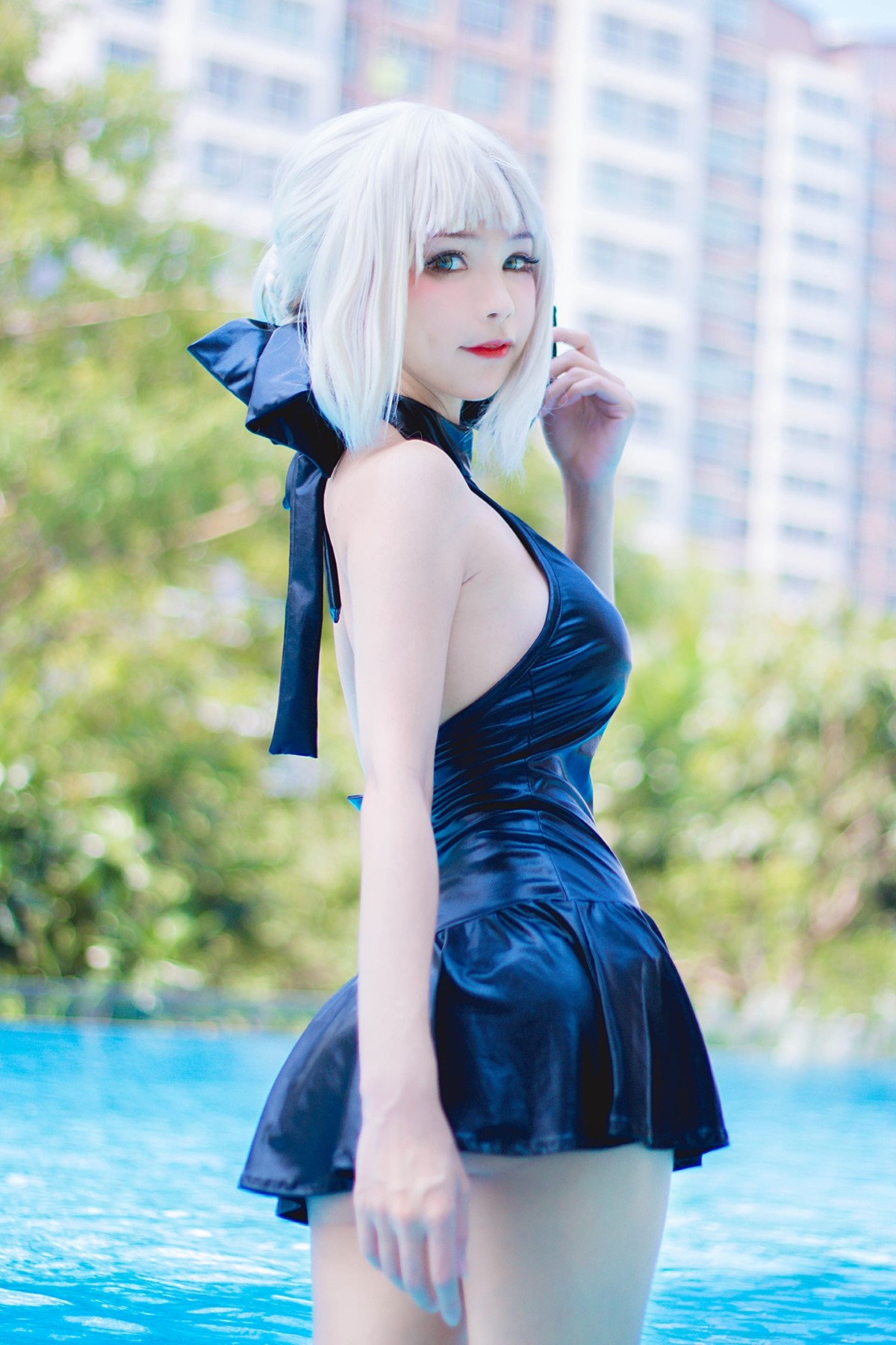 Coser@Kitkat Cosplay 9 Saber Alter Swimsuit 0006 0430207716.jpg