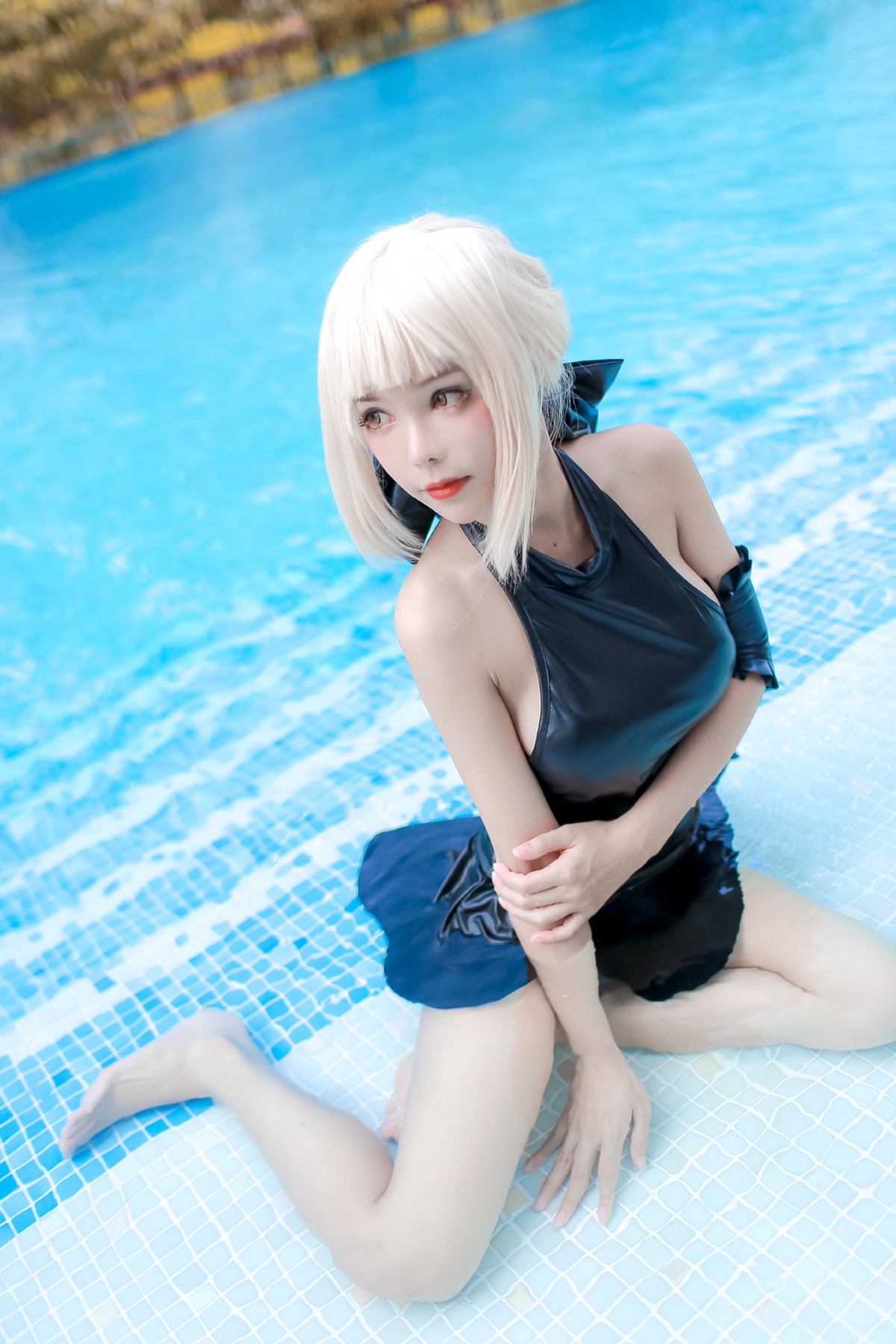 Coser@Kitkat Cosplay 9 Saber Alter Swimsuit 0018 2326668362.jpg