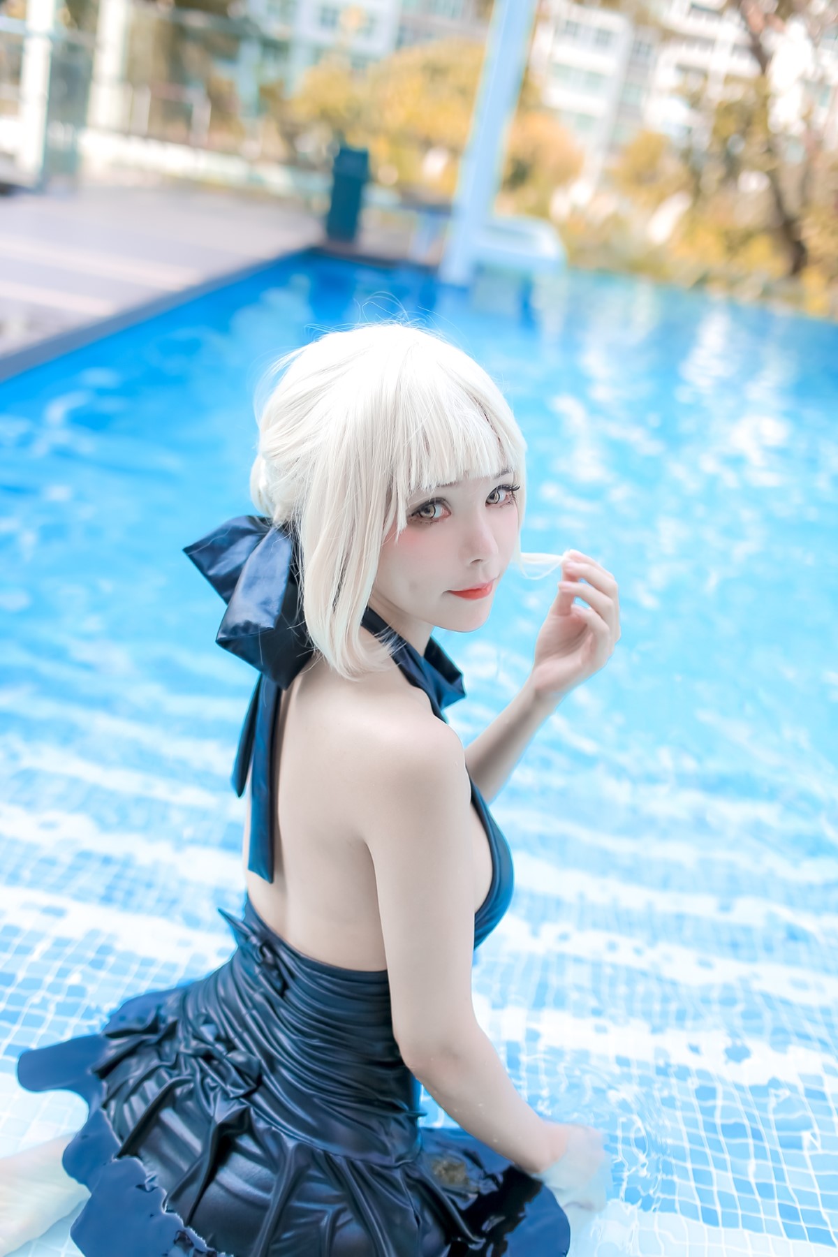 Coser@Kitkat Cosplay 9 Saber Alter Swimsuit 0020 3189072642.jpg