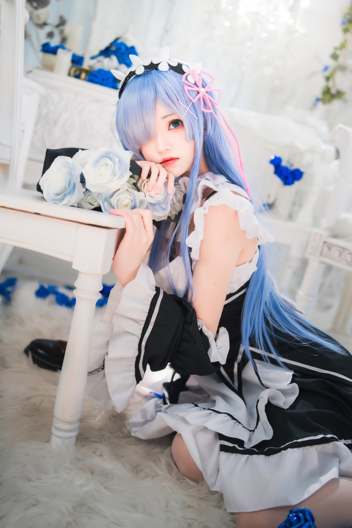 Coser@桜桃喵 Vol 125 长发蕾姆01 0018 7477412820.jpg