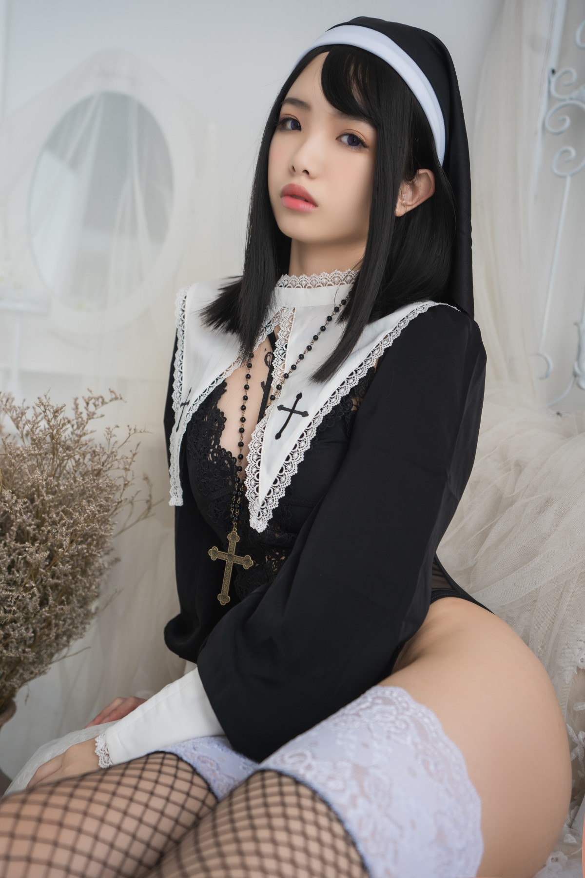 Coser@雯妹不讲道理 Vol 022 危险祈祷 修女 0006 2987859255.jpg