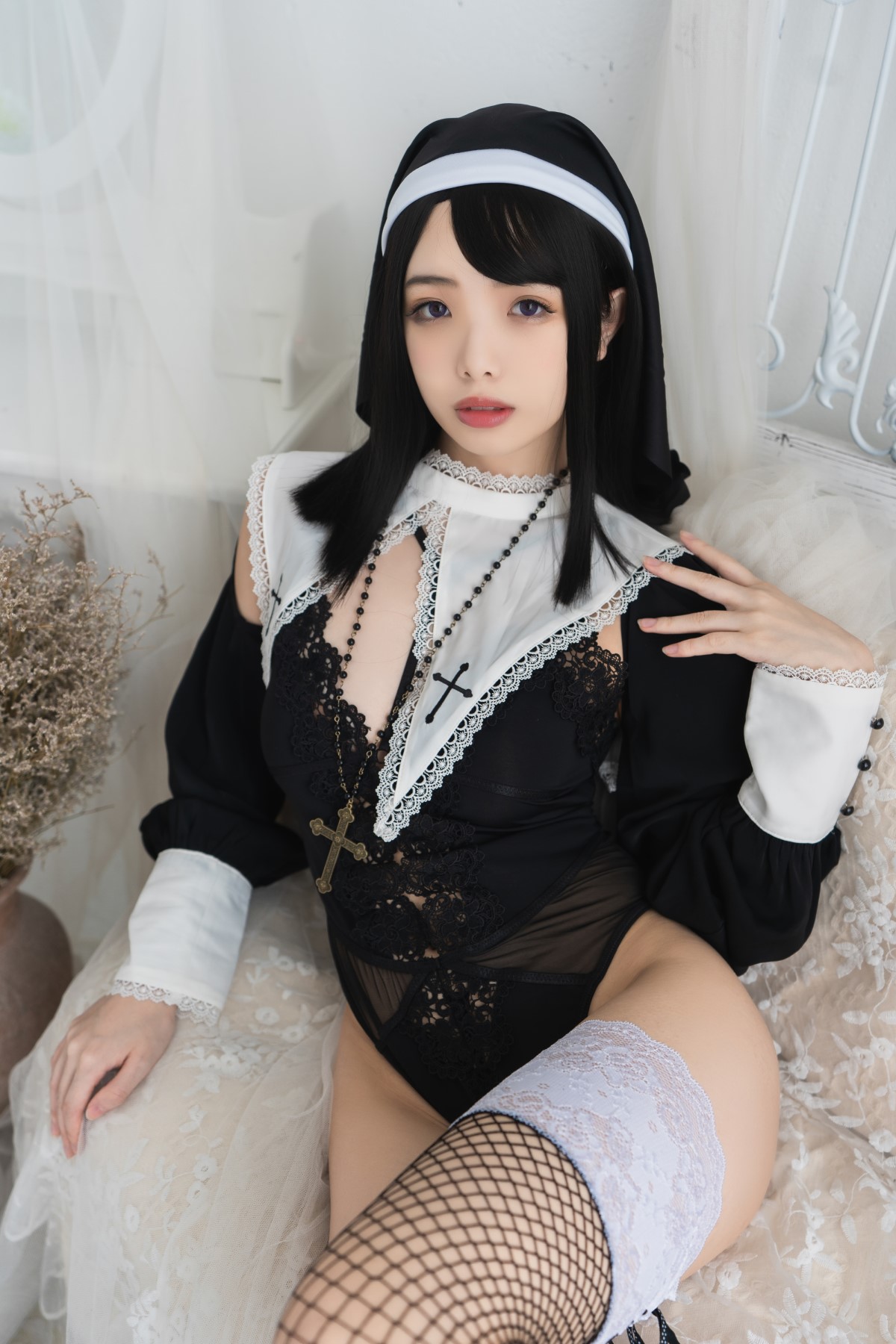 Coser@雯妹不讲道理 Vol 022 危险祈祷 修女 0017 9650564389.jpg