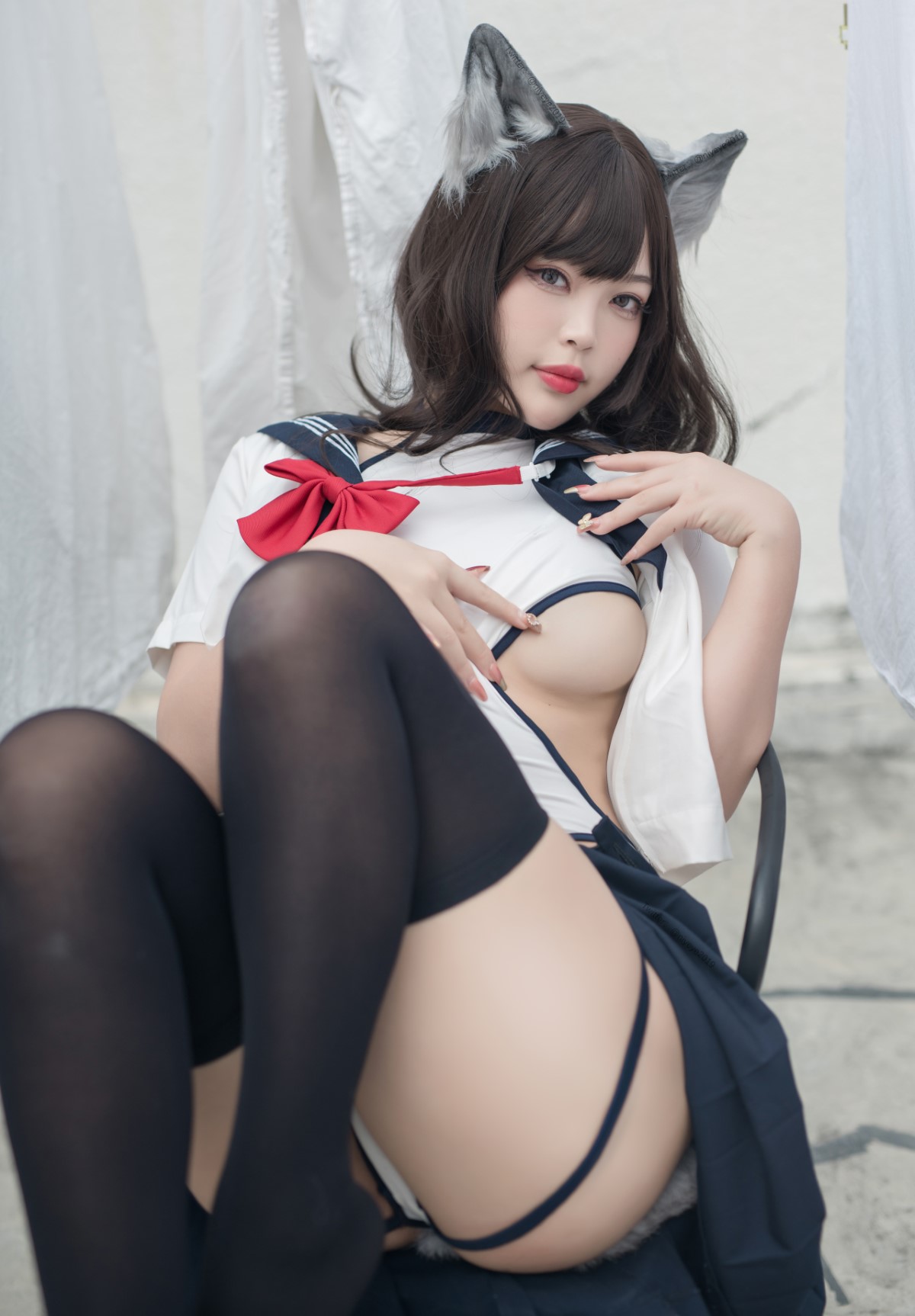 Coser@白烨 Vol 047 魅惑狼姐姐 室外 0045 7299880487.jpg