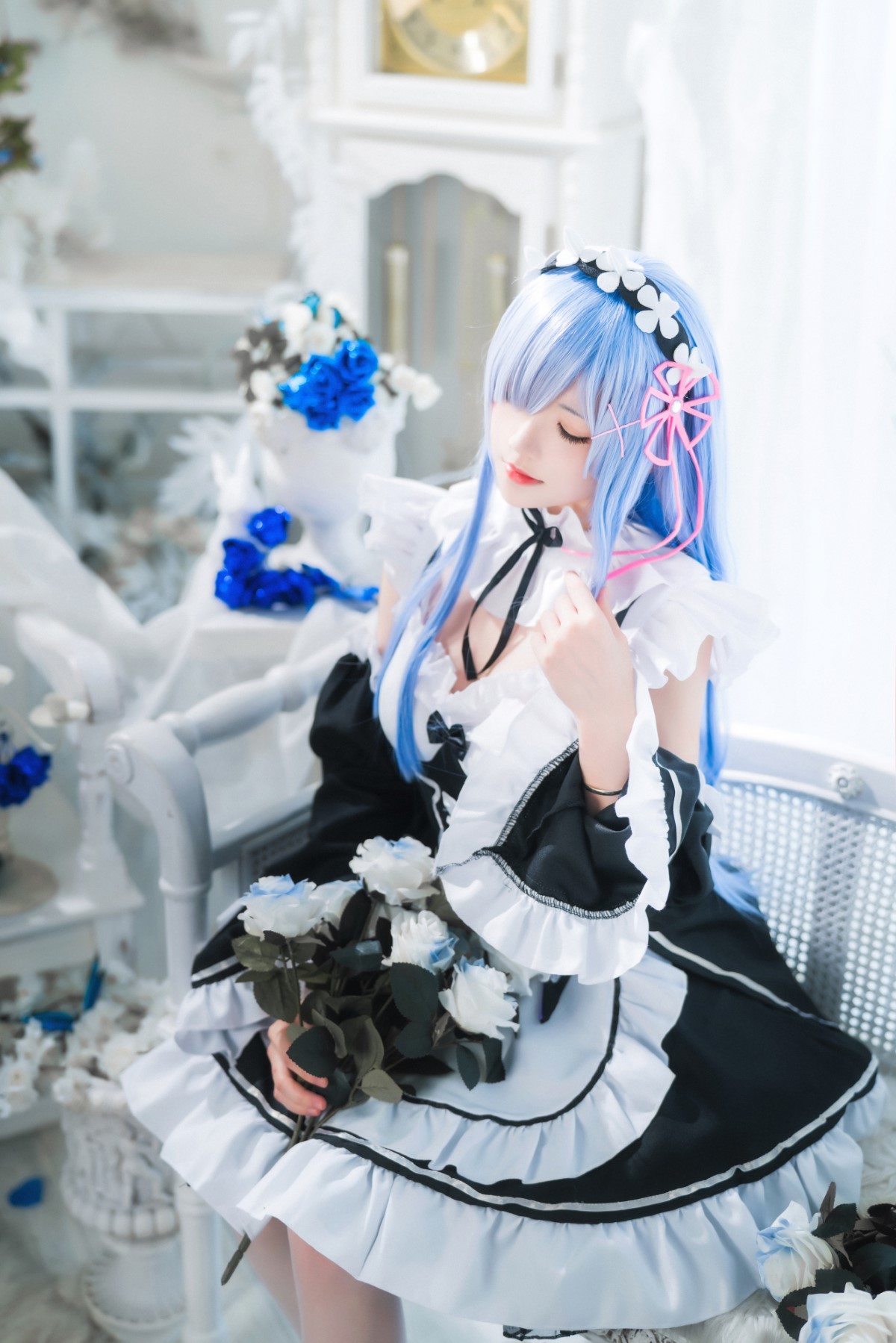 Coser@桜桃喵 Vol 132 长发蕾姆 0003 5538622216.jpg