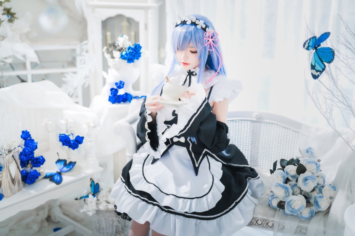 Coser@桜桃喵 Vol 132 长发蕾姆 0007 8985340218.jpg