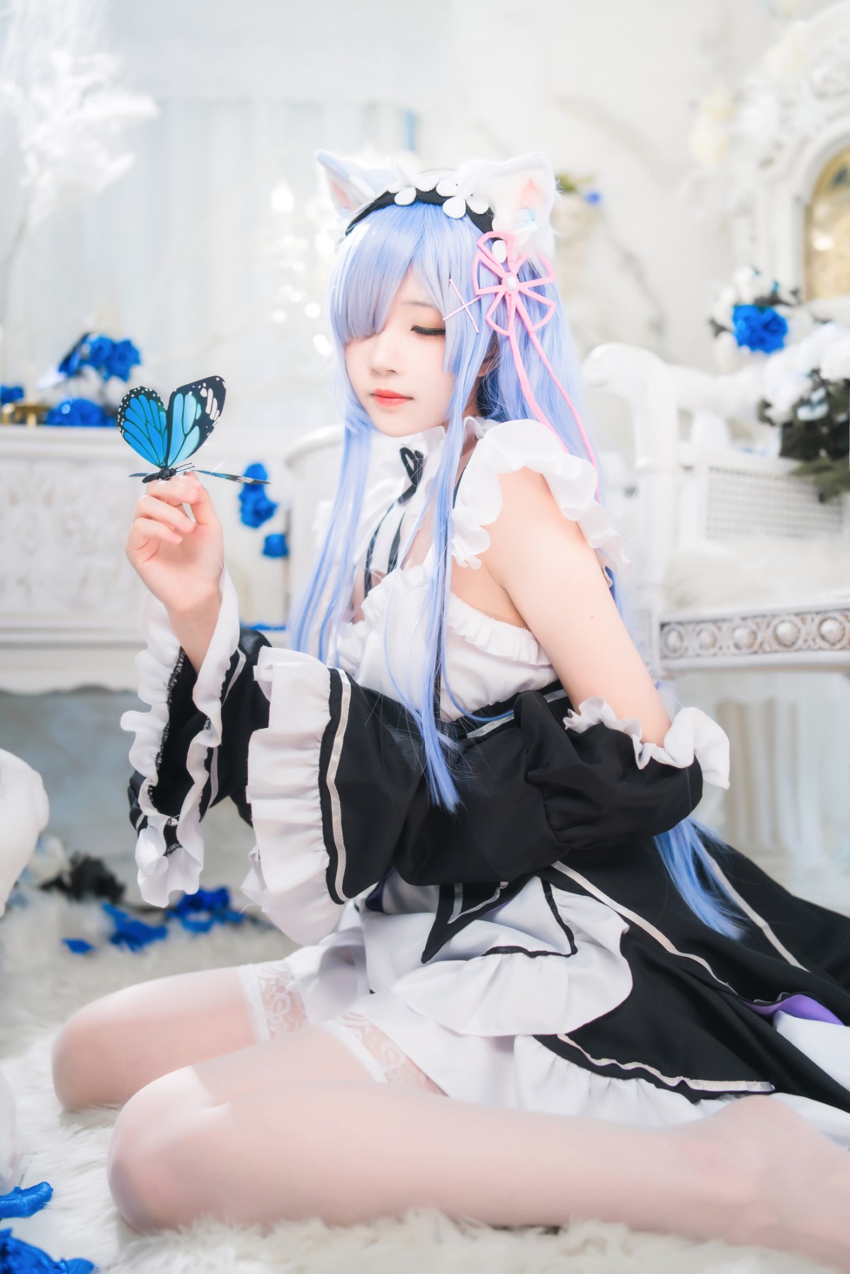 Coser@桜桃喵 Vol 132 长发蕾姆 0077 6534632943.jpg