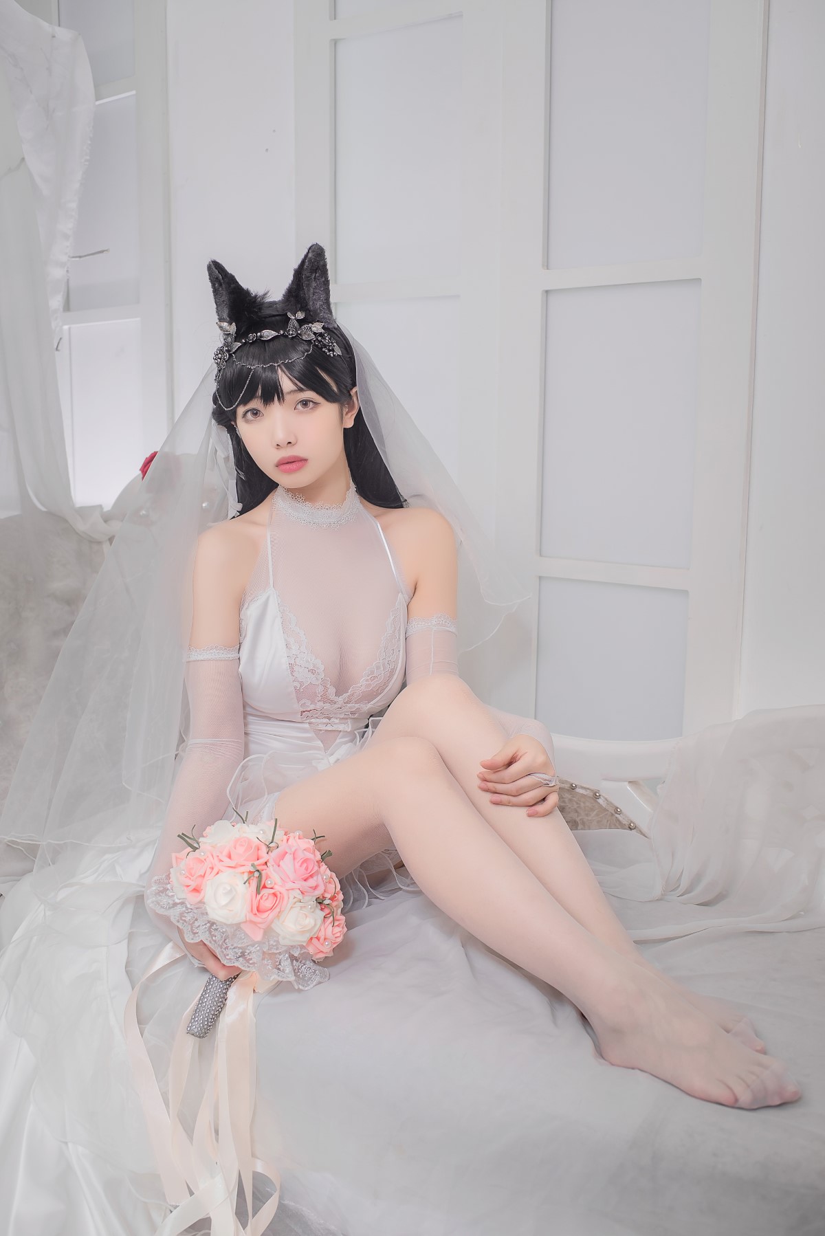 Coser@雯妹不讲道理 Vol 021 爱宕花嫁 0016 8363352837.jpg