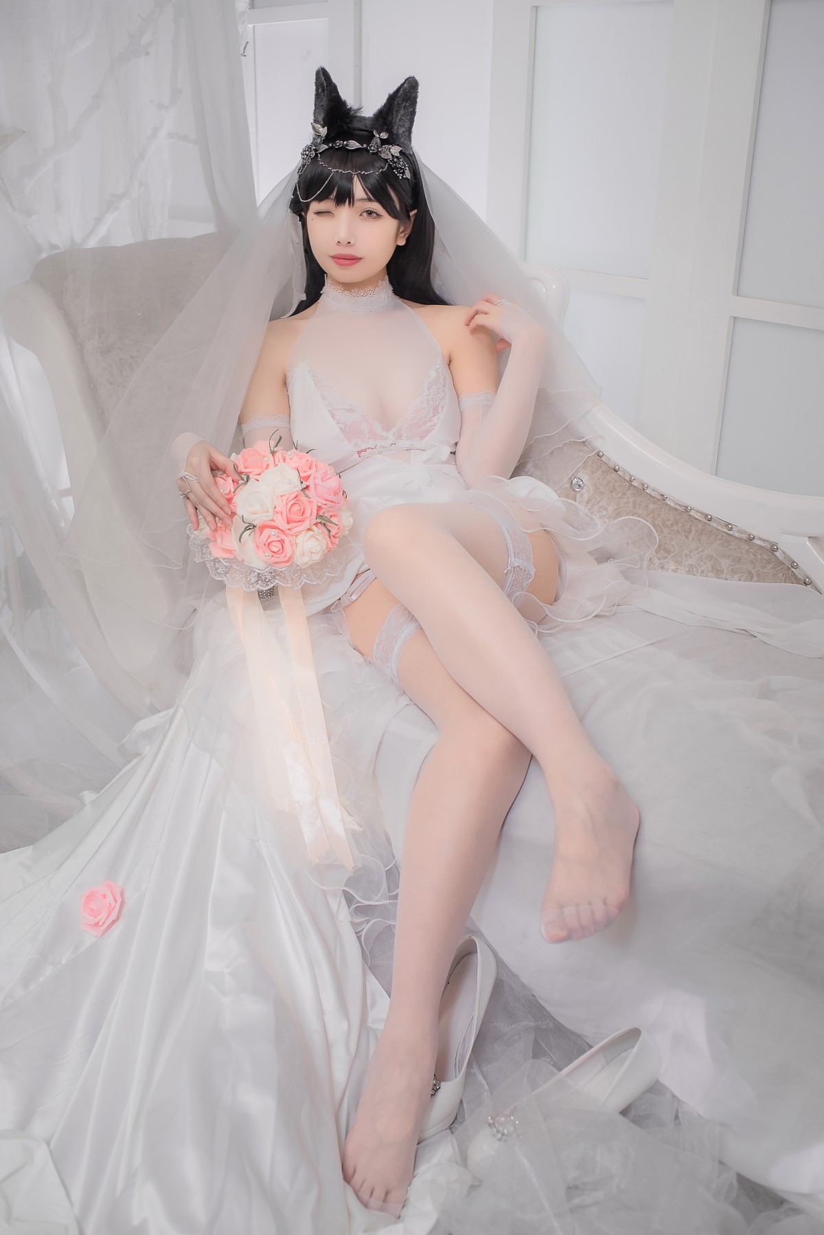 Coser@雯妹不讲道理 Vol 021 爱宕花嫁 0018 5031158666.jpg