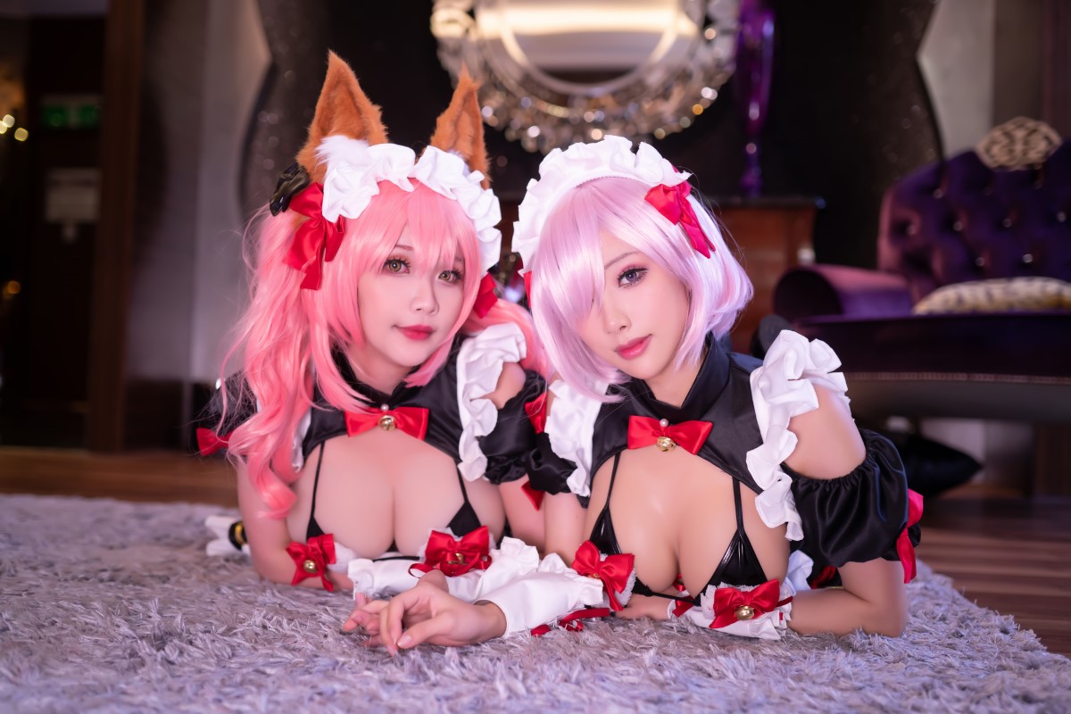 Coser@Hana Bunny And HaneAme Tamamo Maid And Mashu Kyrielight Maid 0007 2325656937.jpg