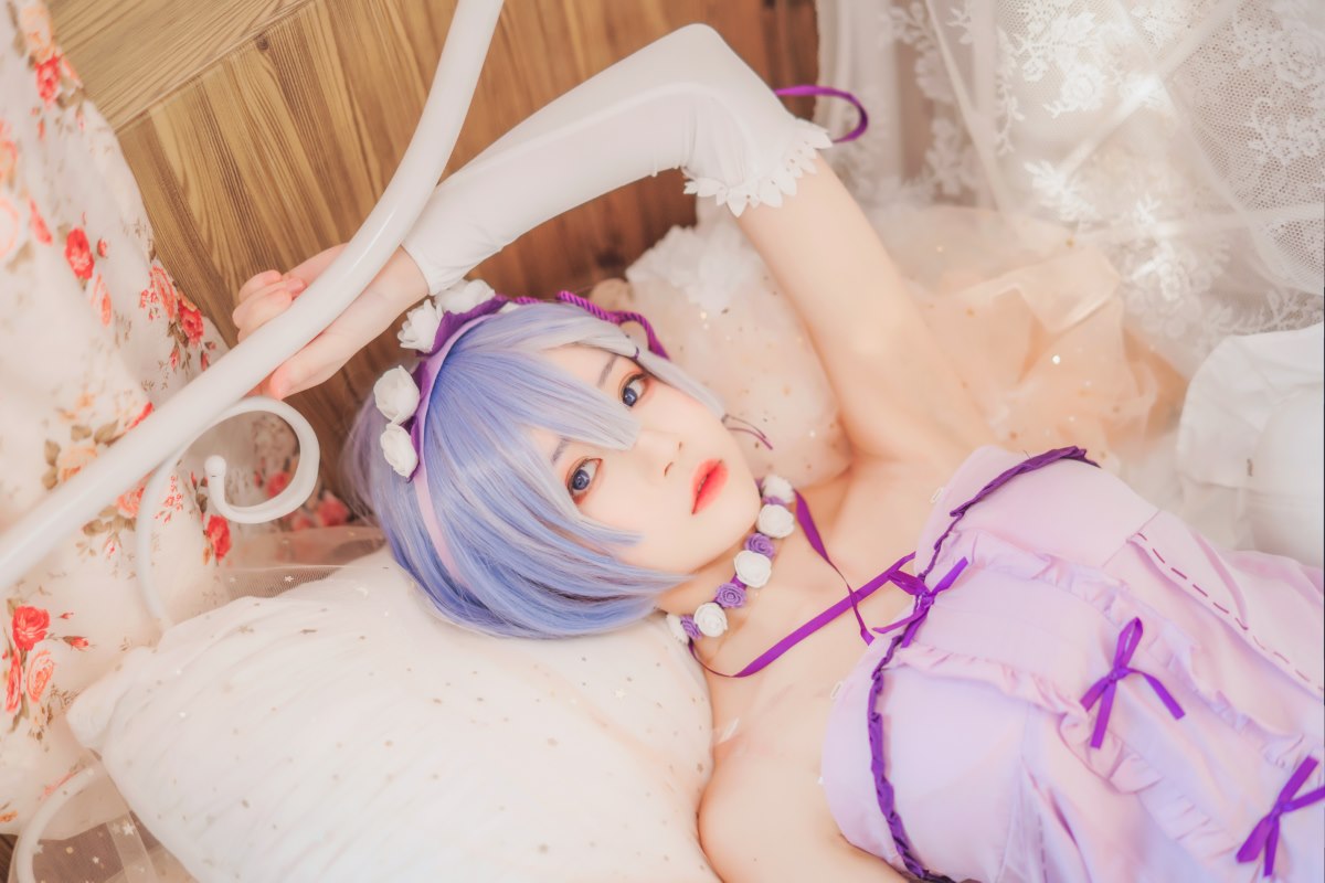 Coser@桜桃喵 Vol 137 蕾姆睡裙 0005 8302604382.jpg