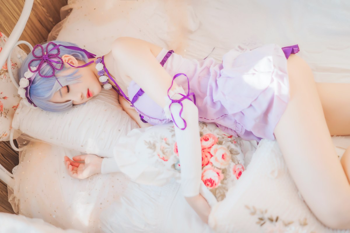 Coser@桜桃喵 Vol 137 蕾姆睡裙 0007 1462247909.jpg