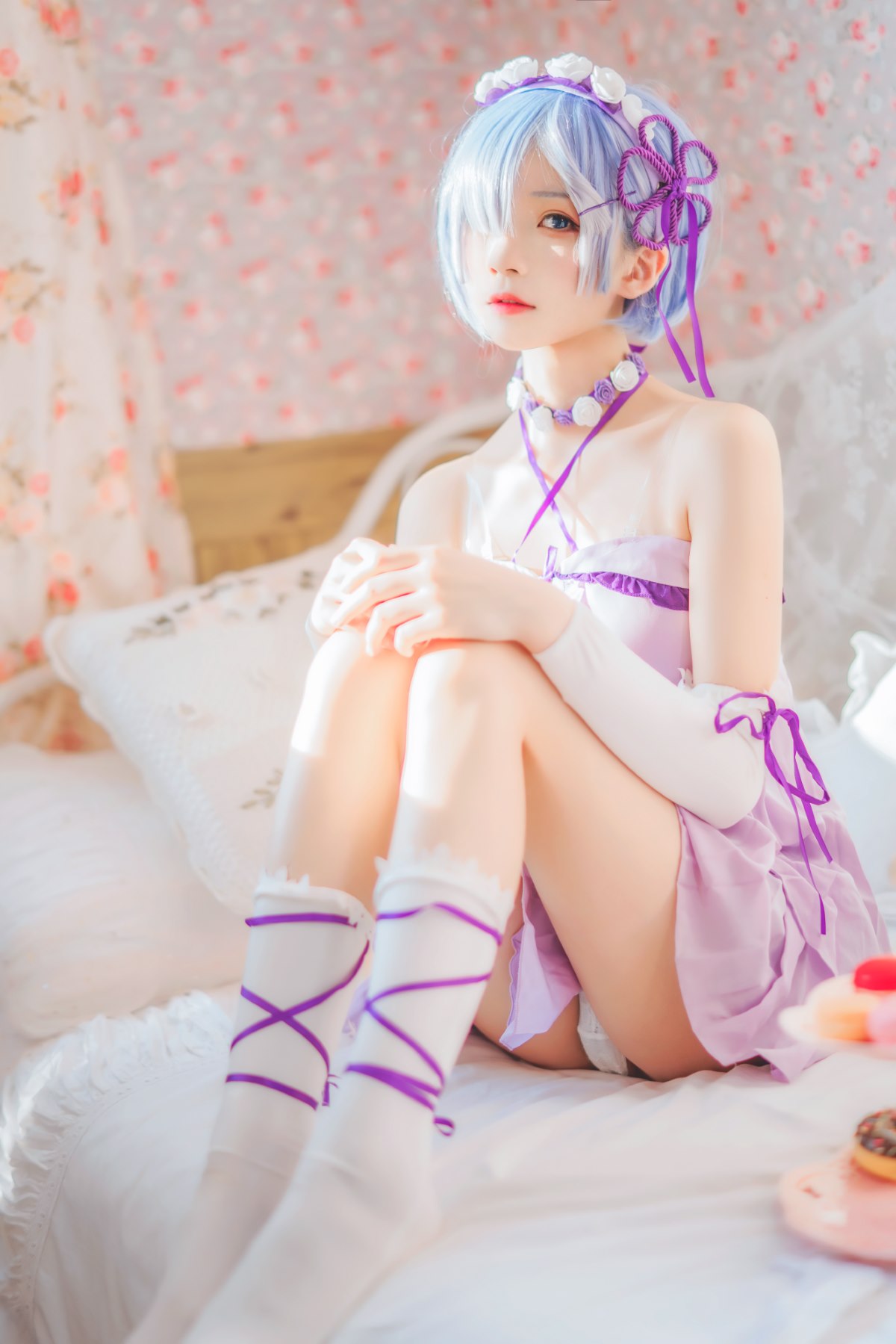 Coser@桜桃喵 Vol 137 蕾姆睡裙 0016 4436659972.jpg