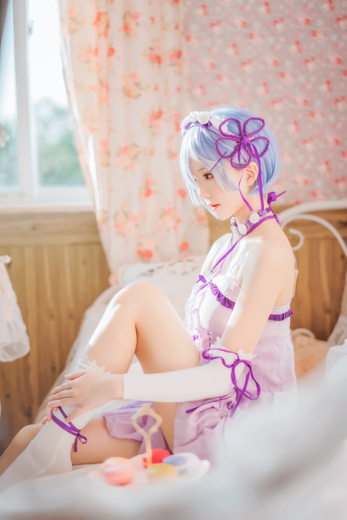 Coser@桜桃喵 Vol 137 蕾姆睡裙 0017 4616542051.jpg