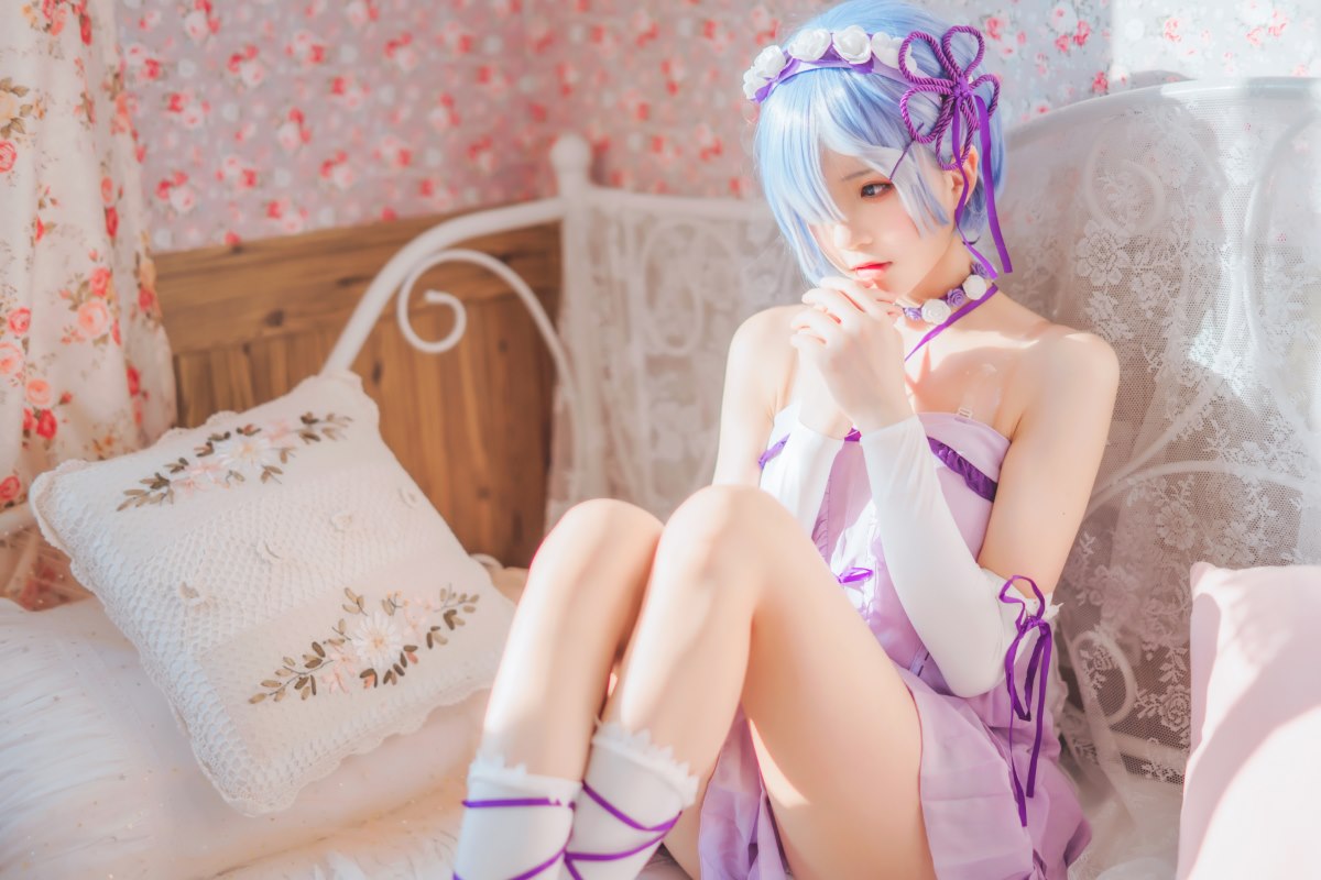 Coser@桜桃喵 Vol 137 蕾姆睡裙 0019 6237200723.jpg