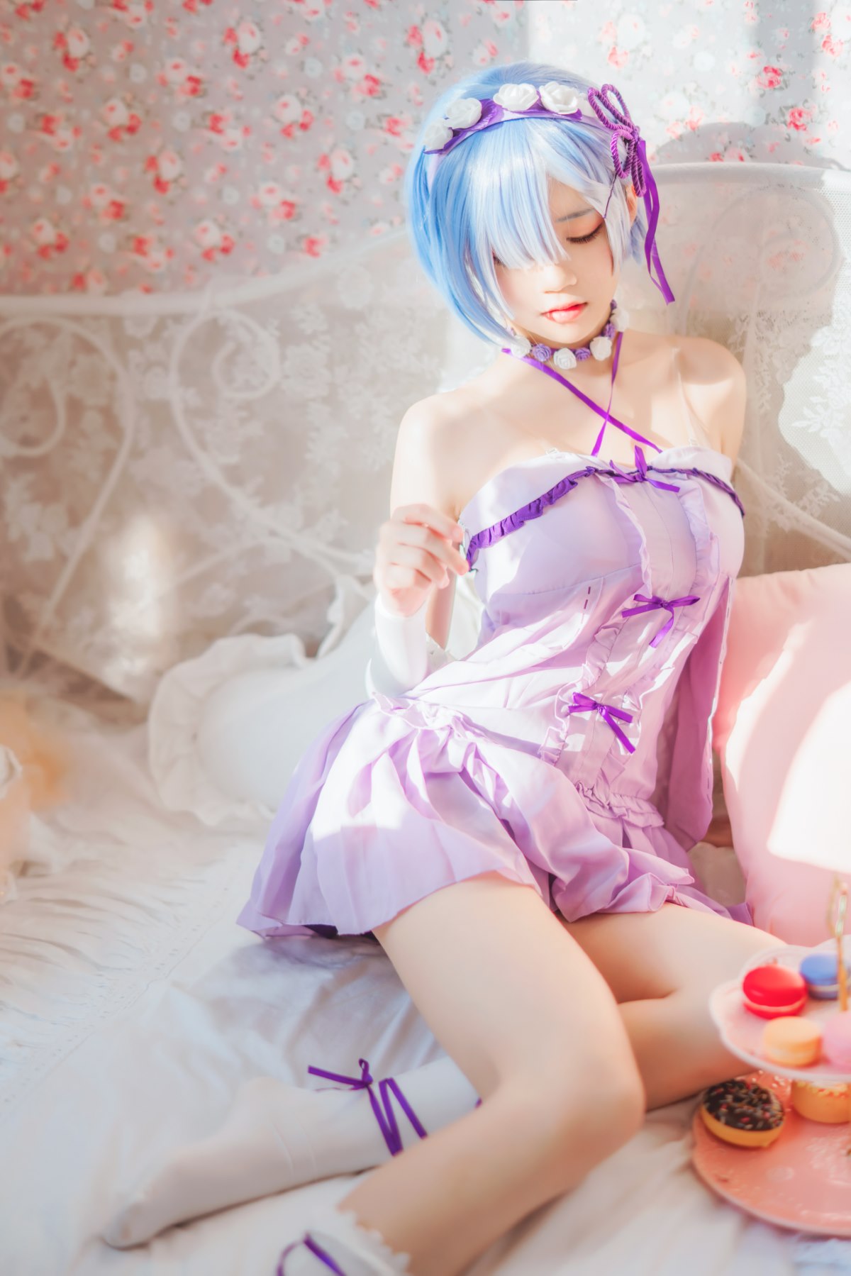 Coser@桜桃喵 Vol 137 蕾姆睡裙 0020 0768935574.jpg