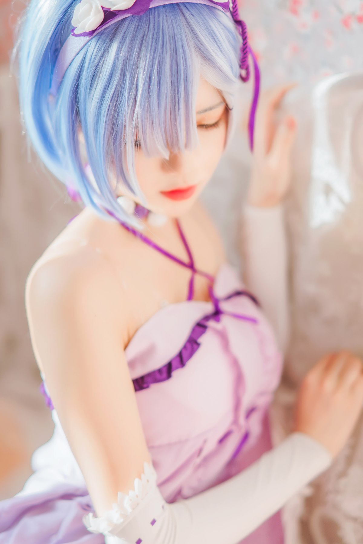 Coser@桜桃喵 Vol 137 蕾姆睡裙 0021 6286243501.jpg