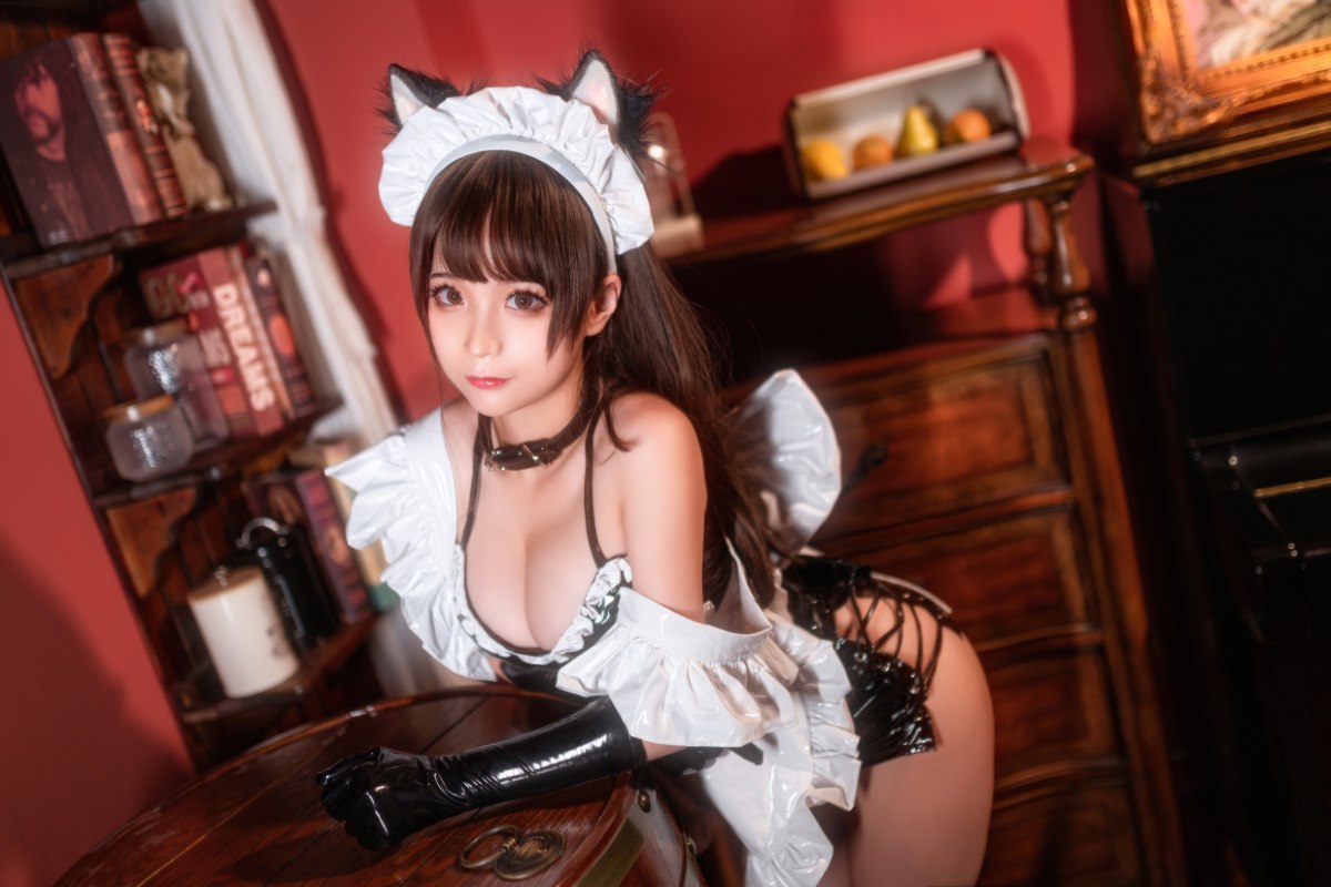 Coser@蠢沫沫 Vol 091 漆皮女仆 0017 0670777083.jpg