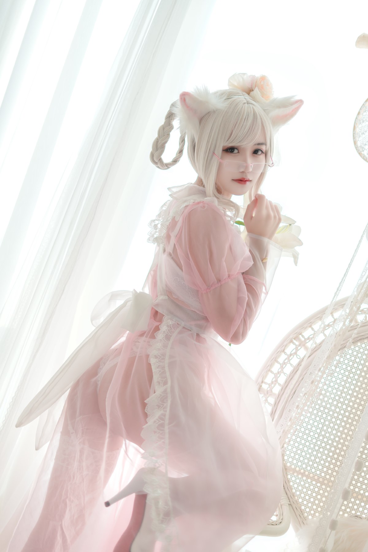 Coser@小仓千代w Vol 007 透明女仆粉色 0011 0966074283.jpg