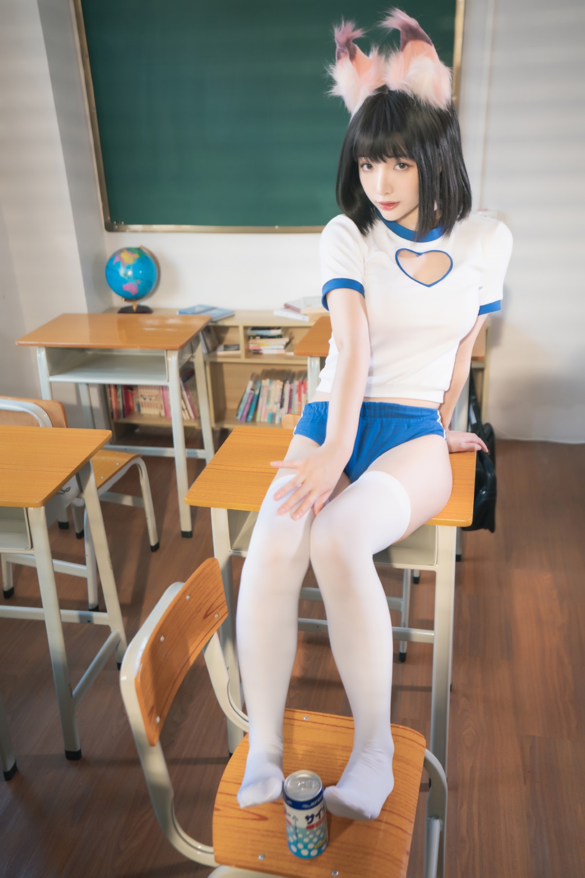 Coser@雯妹不讲道理 Vol 049 运动服猫咪 0030 9804962595.jpg