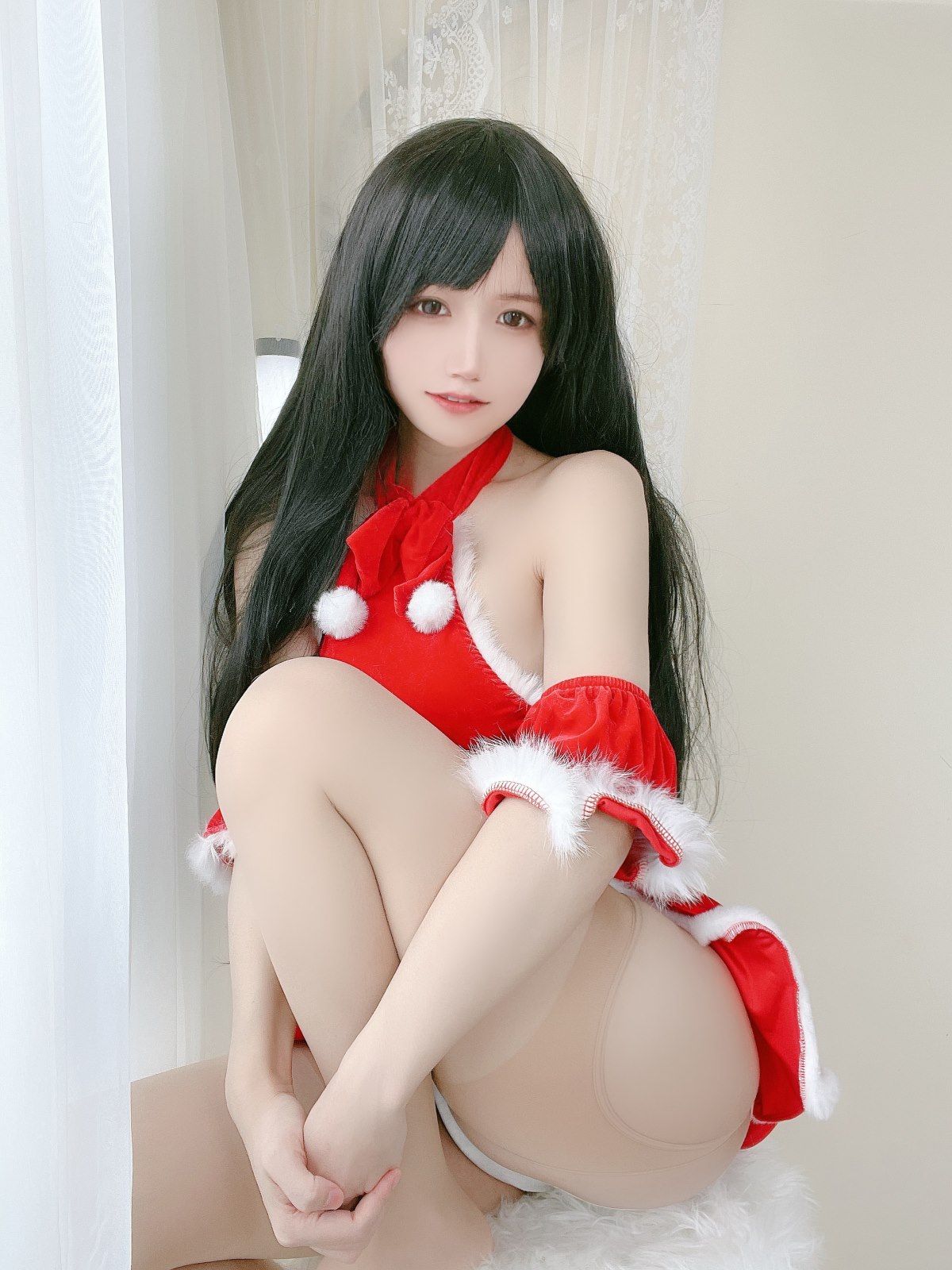 Coser@小仓千代w Vol 018 红色礼物裙 0005 0075511237.jpg