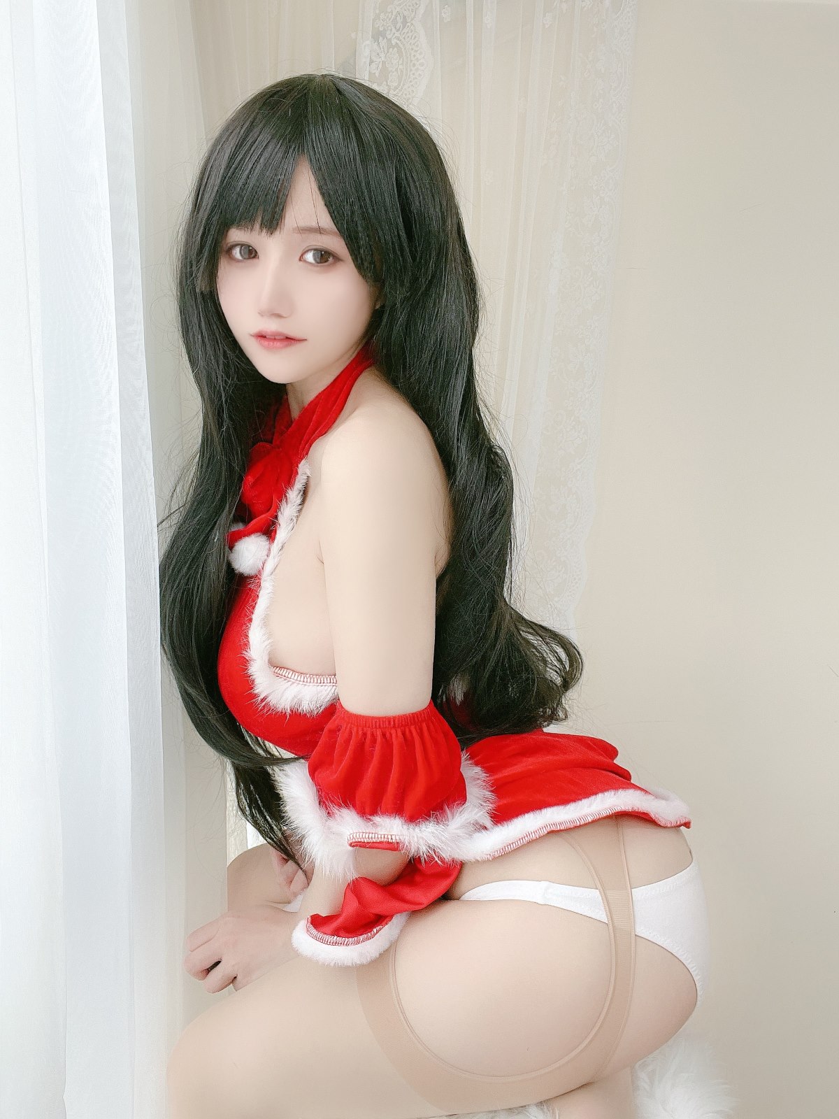 Coser@小仓千代w Vol 018 红色礼物裙 0007 2569832699.jpg