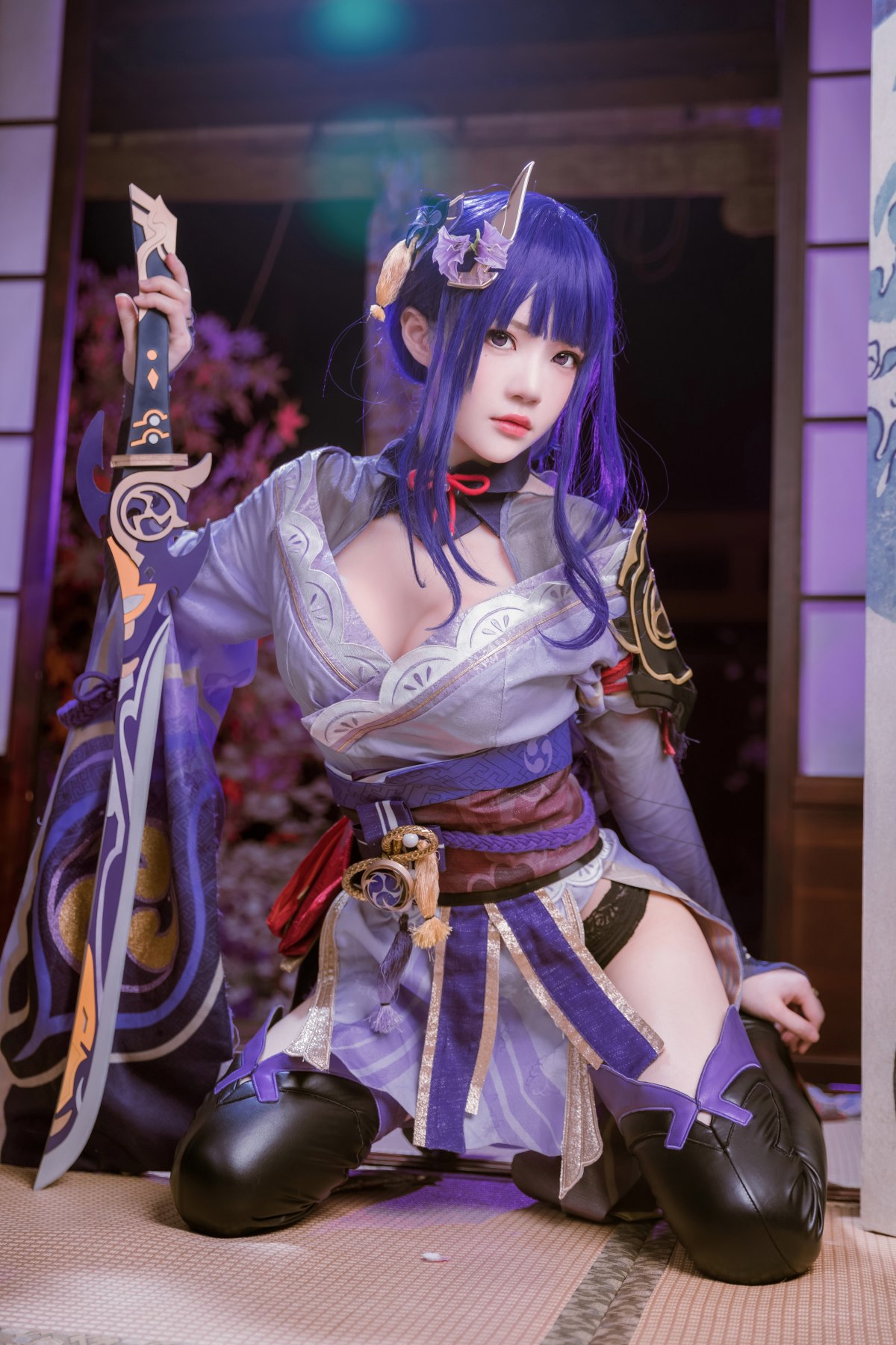 Coser@桜桃喵 Vol 139 雷电将军+花絮 0005 2955167781.jpg