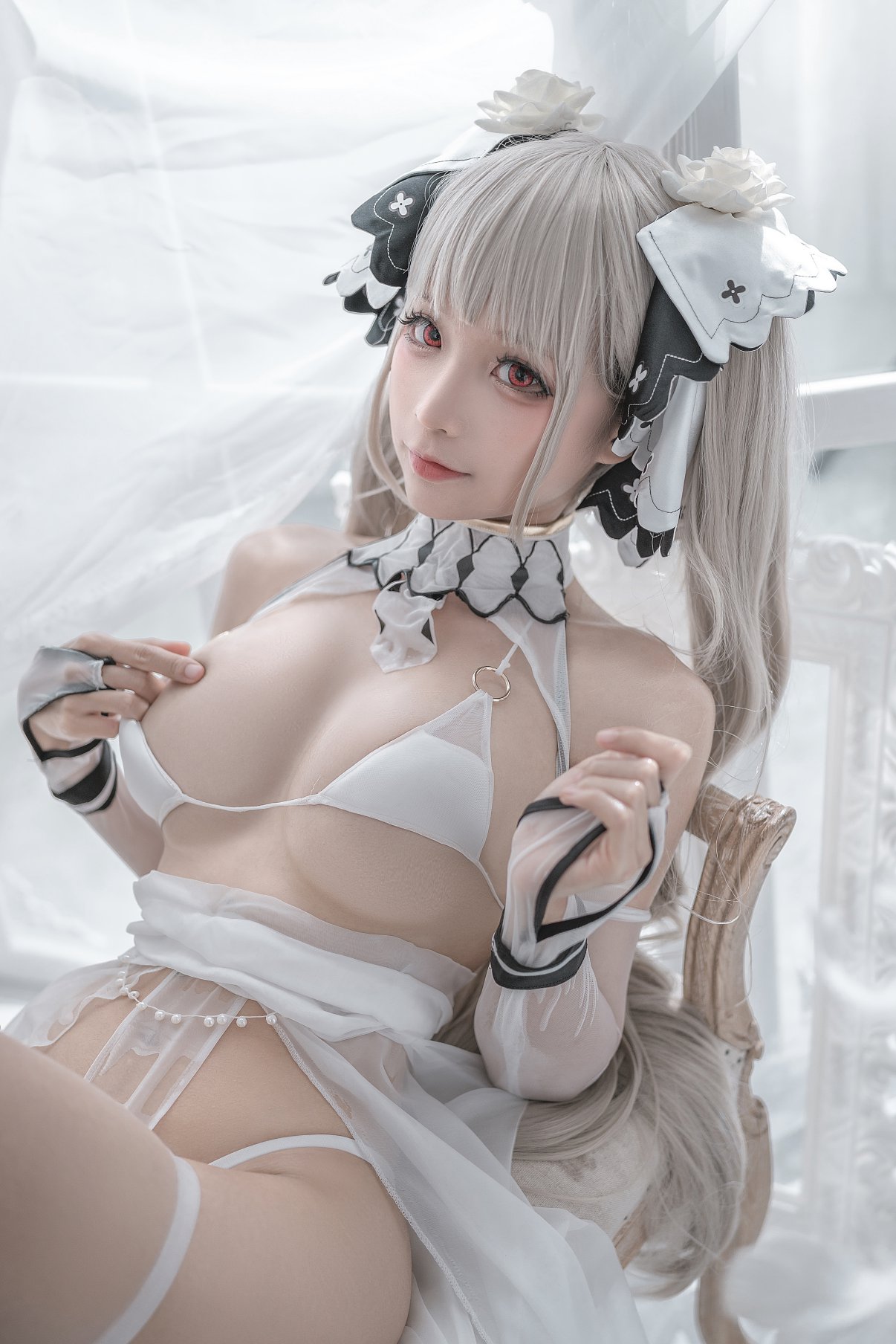 Coser@蠢沫沫 Vol.131 可畏 婚纱 0026