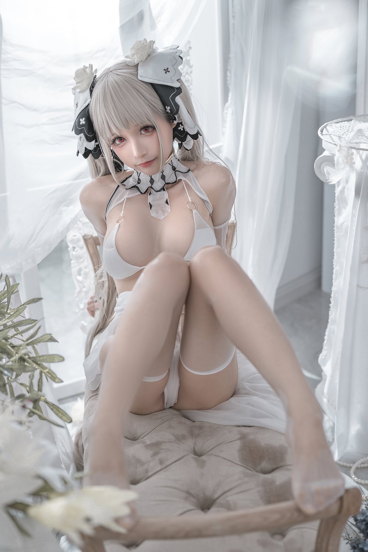 Coser@蠢沫沫 Vol.131 可畏 婚纱 0031