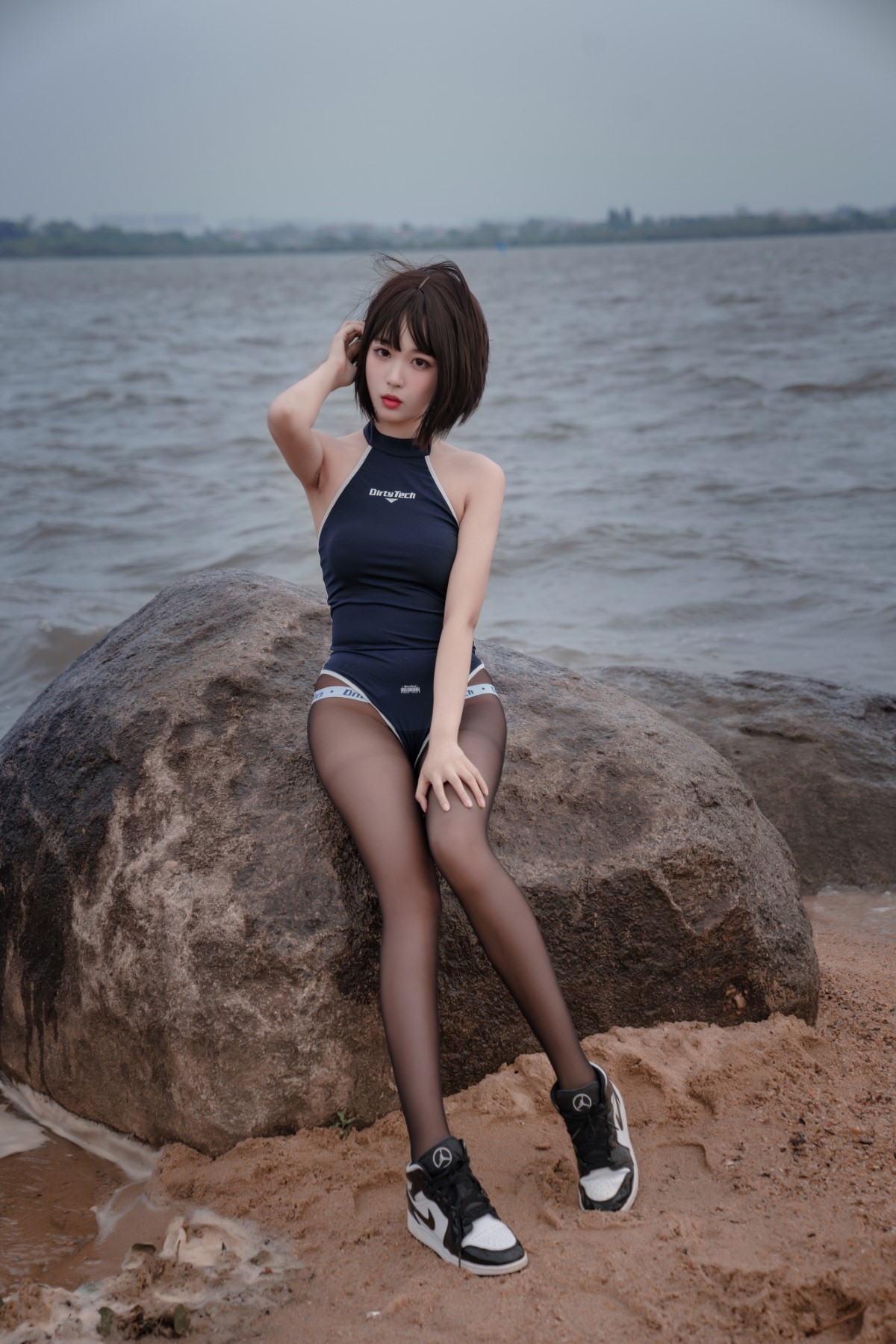 Coser@轩萧学姐 Vol.017 沙滩竞泳 0042 9981346165