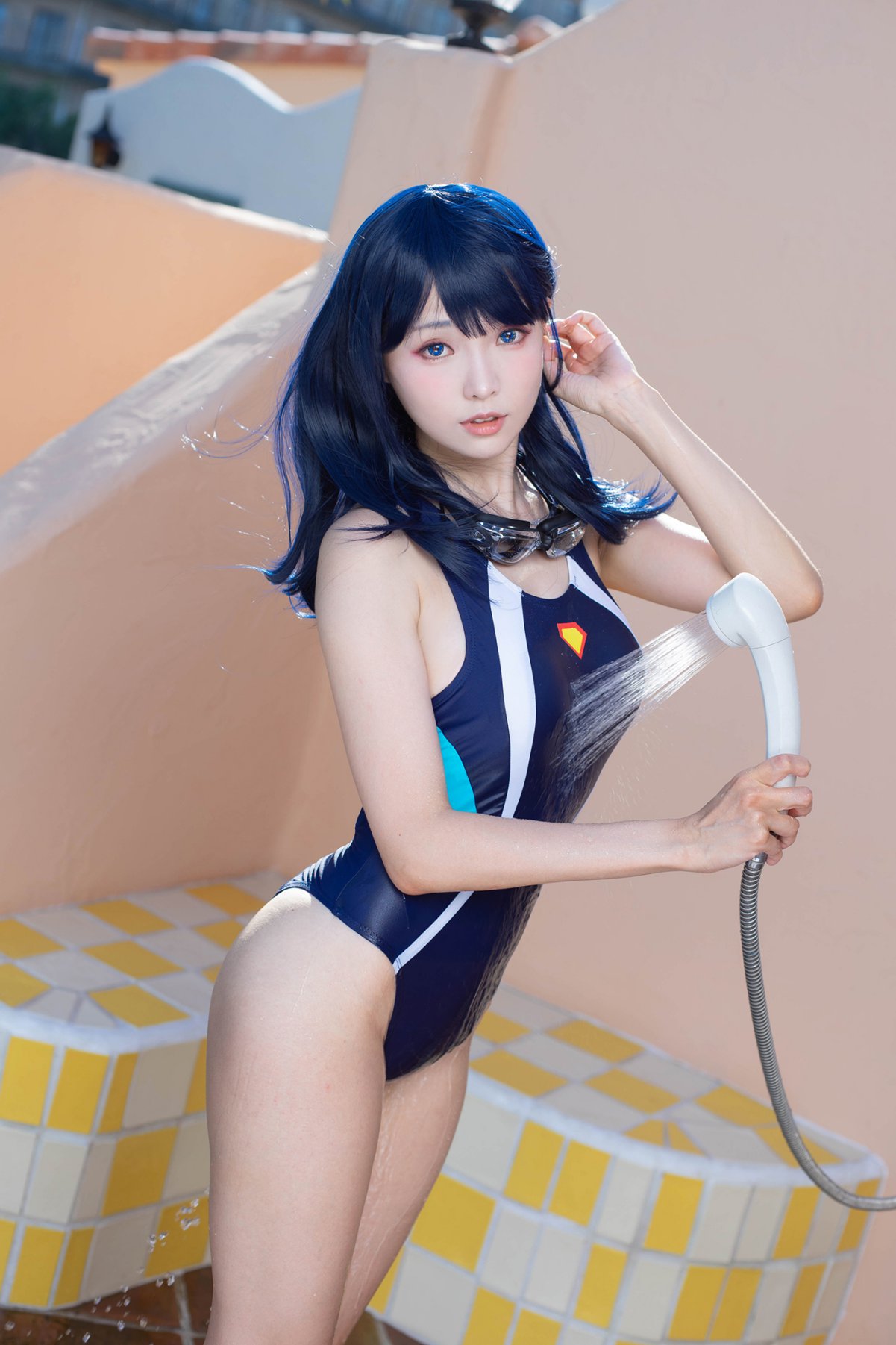 Coser@Ely Vol.050 六花Swimsuit 0012