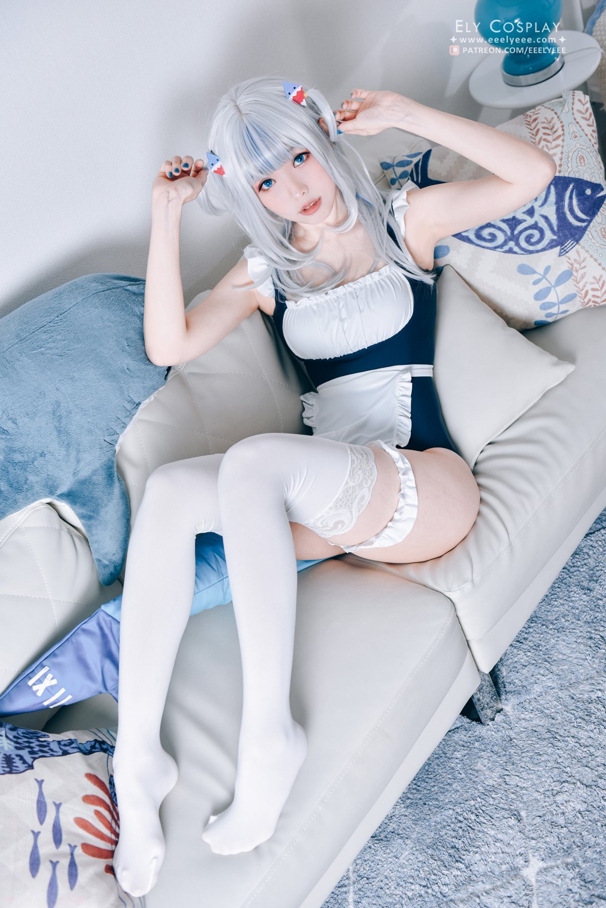 Coser@Ely Vol.045 Gura Swimsuit 0001