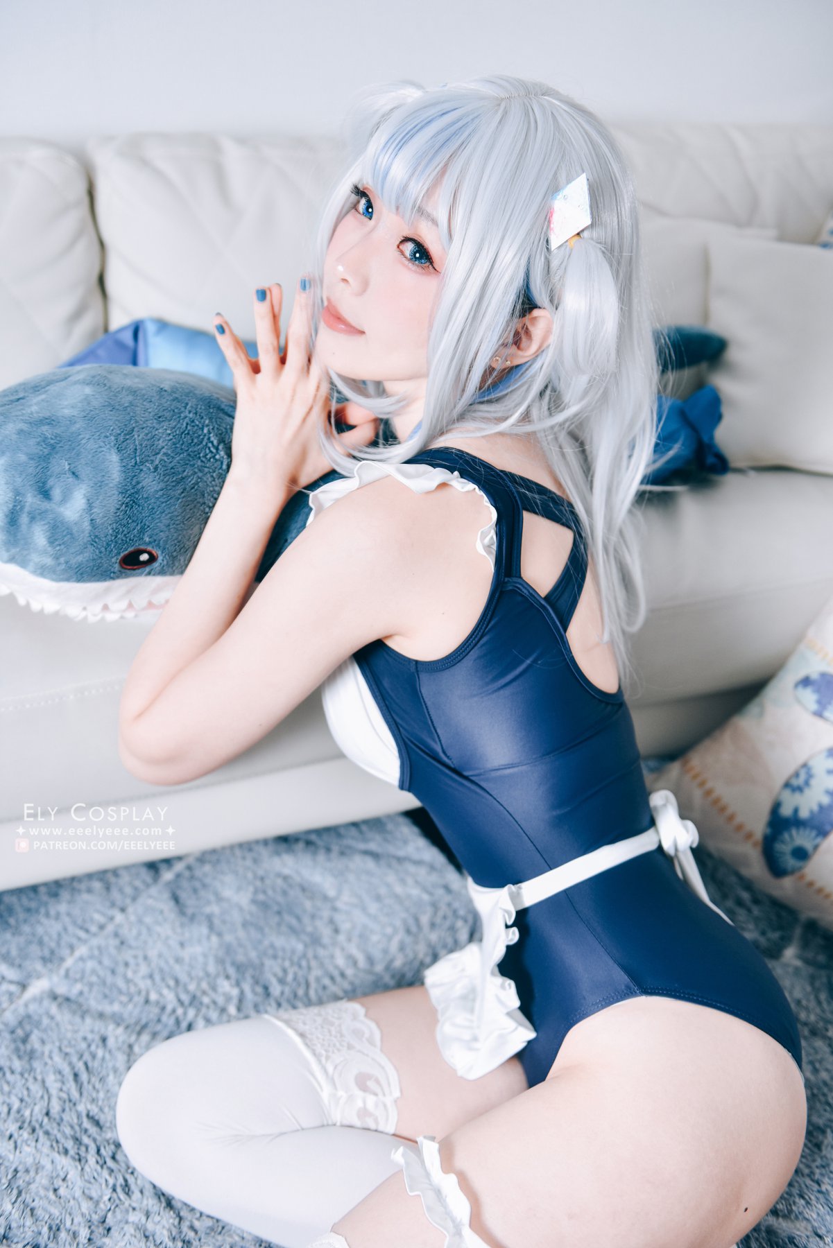 Coser@Ely Vol.045 Gura Swimsuit 0002