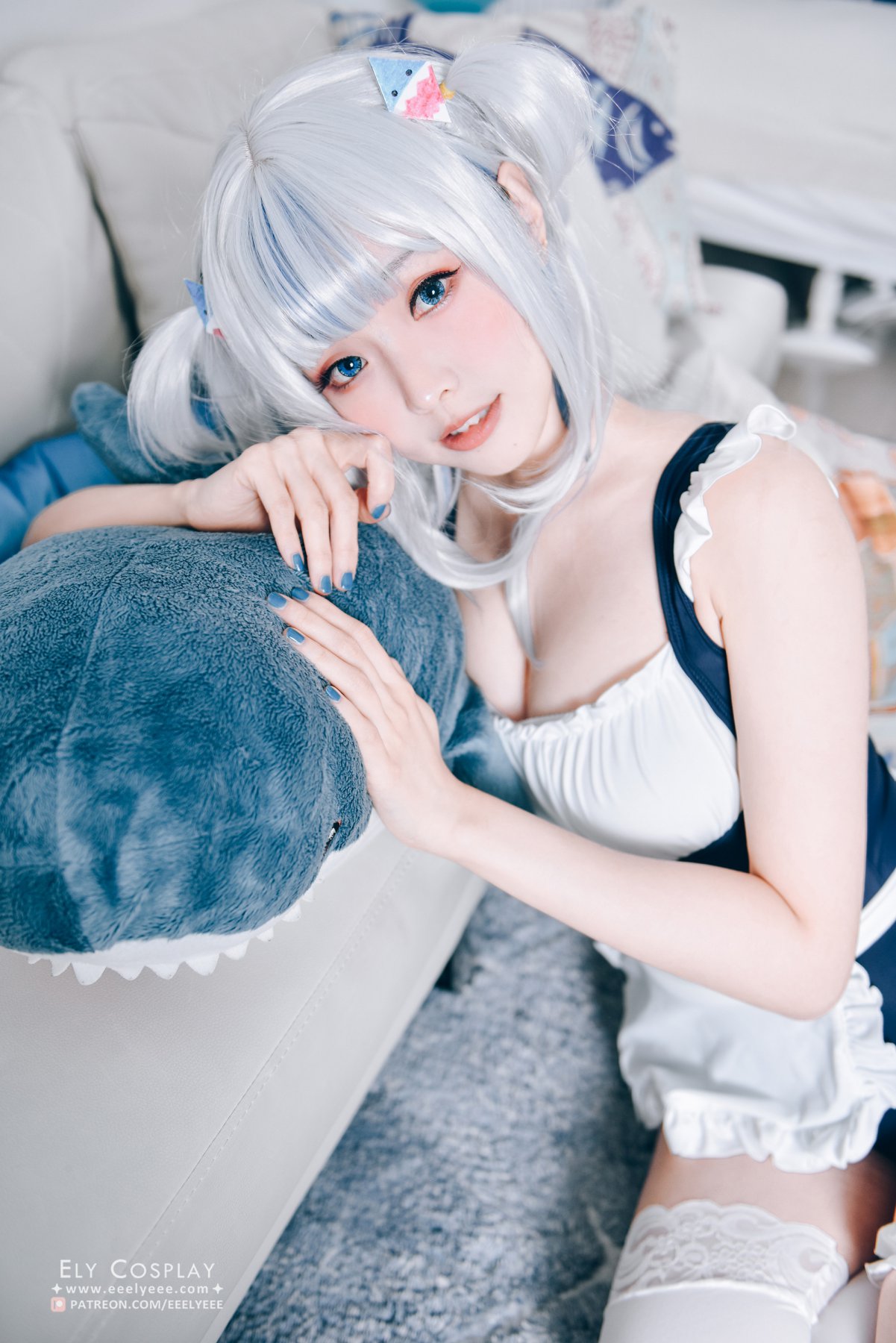 Coser@Ely Vol.045 Gura Swimsuit 0003