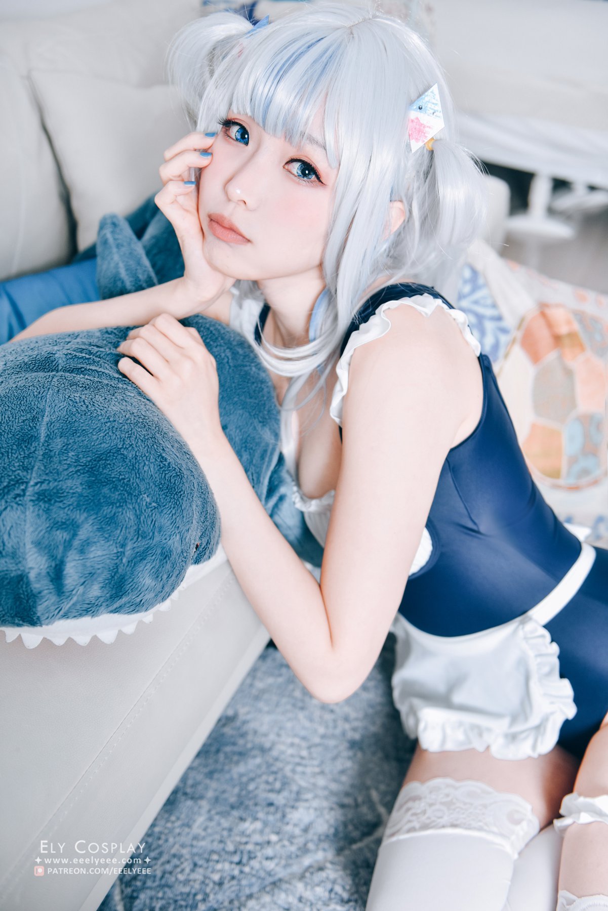 Coser@Ely Vol.045 Gura Swimsuit 0004