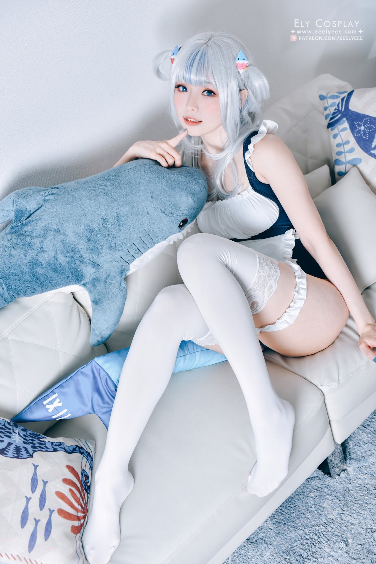 Coser@Ely Vol.045 Gura Swimsuit 0012