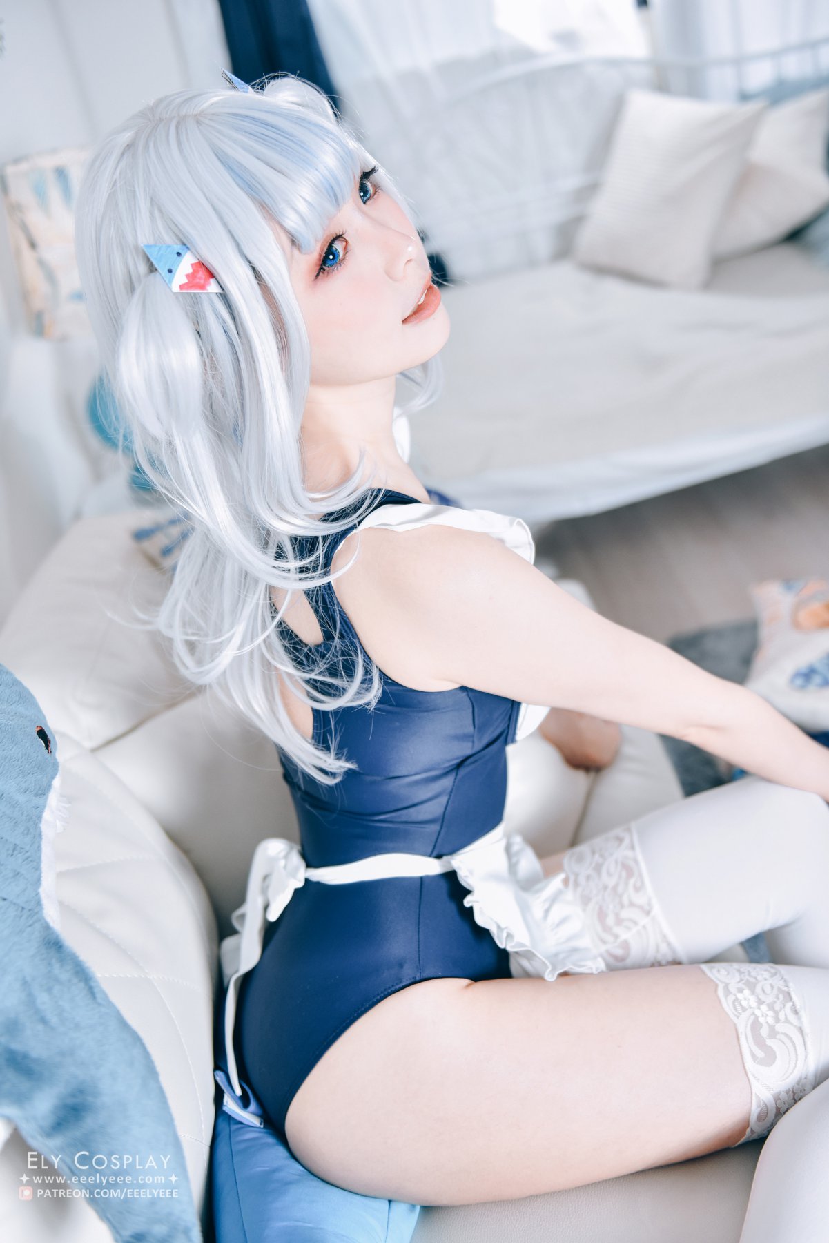 Coser@Ely Vol.045 Gura Swimsuit 0013