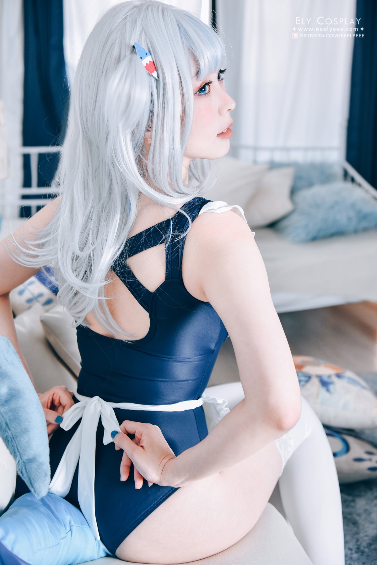 Coser@Ely Vol.045 Gura Swimsuit 0015