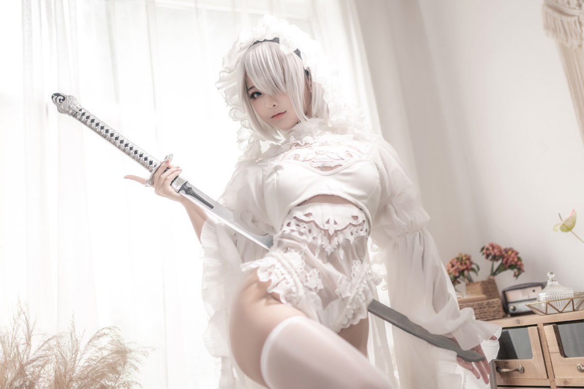 Coser@蠢沫沫 Vol 098 尼尔纪元 白花嫁 0002 2291849099.jpg