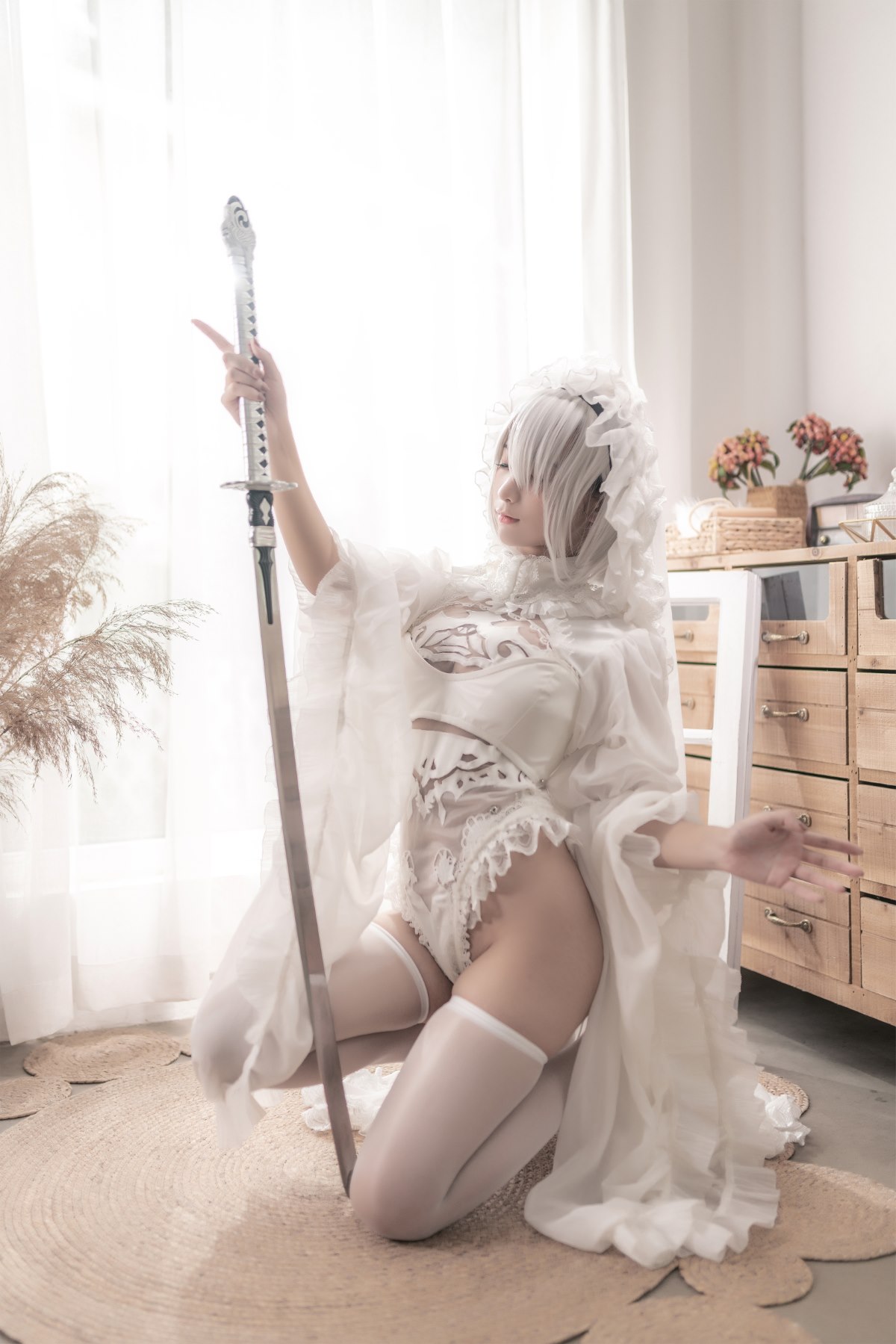 Coser@蠢沫沫 Vol 098 尼尔纪元 白花嫁 0004 0064893988.jpg