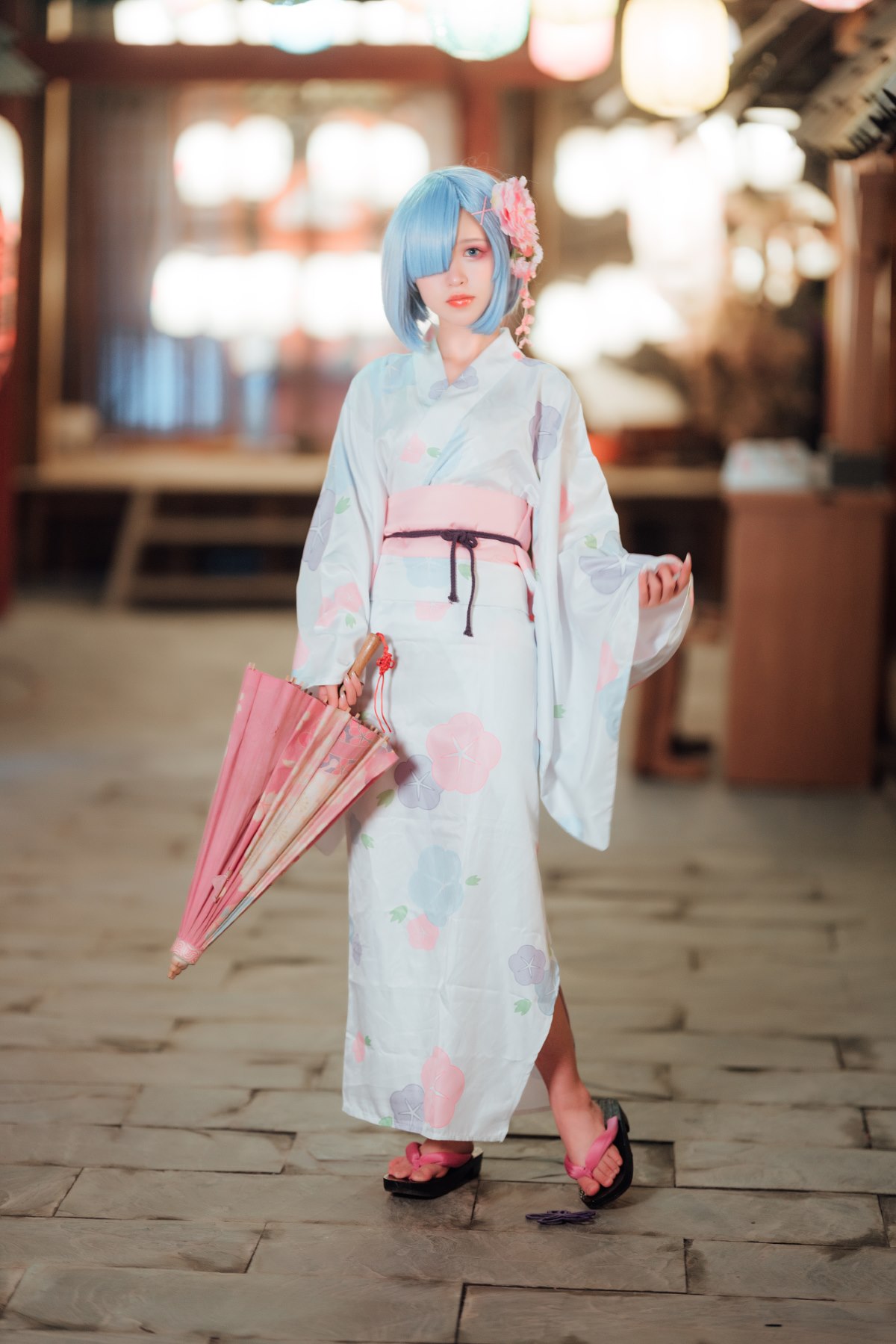 Coser@晕崽Zz 和服蕾姆 0004 5700827284.jpg