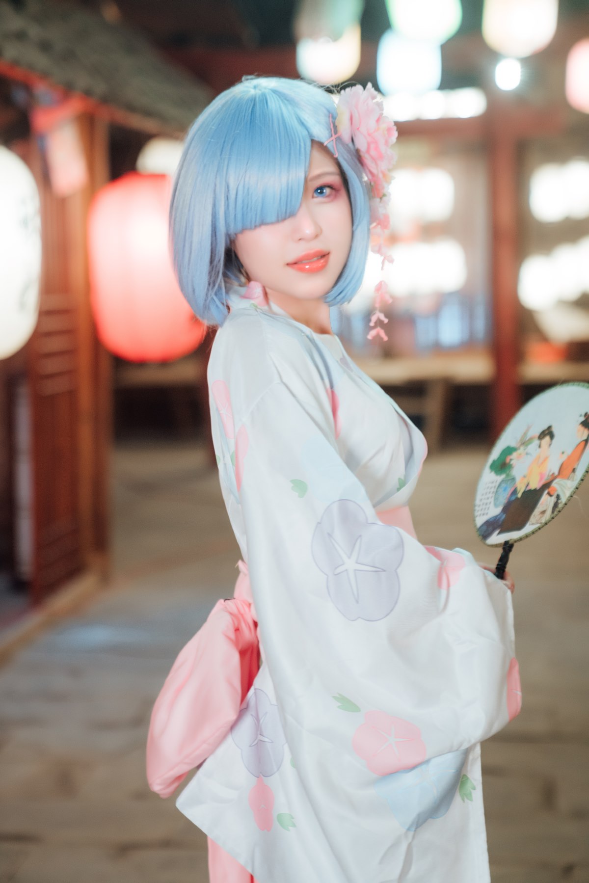 Coser@晕崽Zz 和服蕾姆 0006 3007275815.jpg