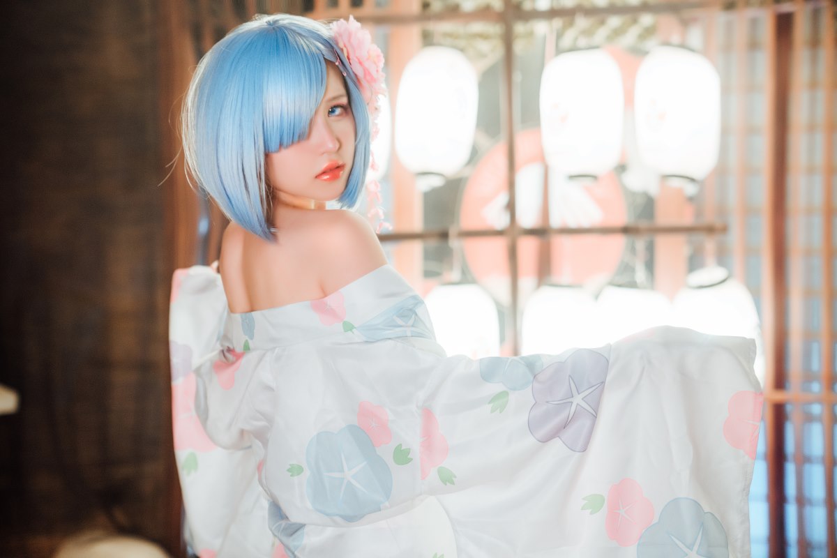 Coser@晕崽Zz 和服蕾姆 0028 0336799018.jpg