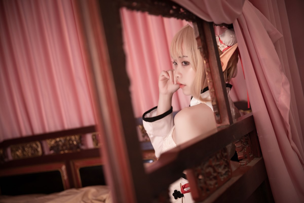 Coser@G44不会受伤 Vol 081 水兰儿白旗袍 0025 6256186332.jpg